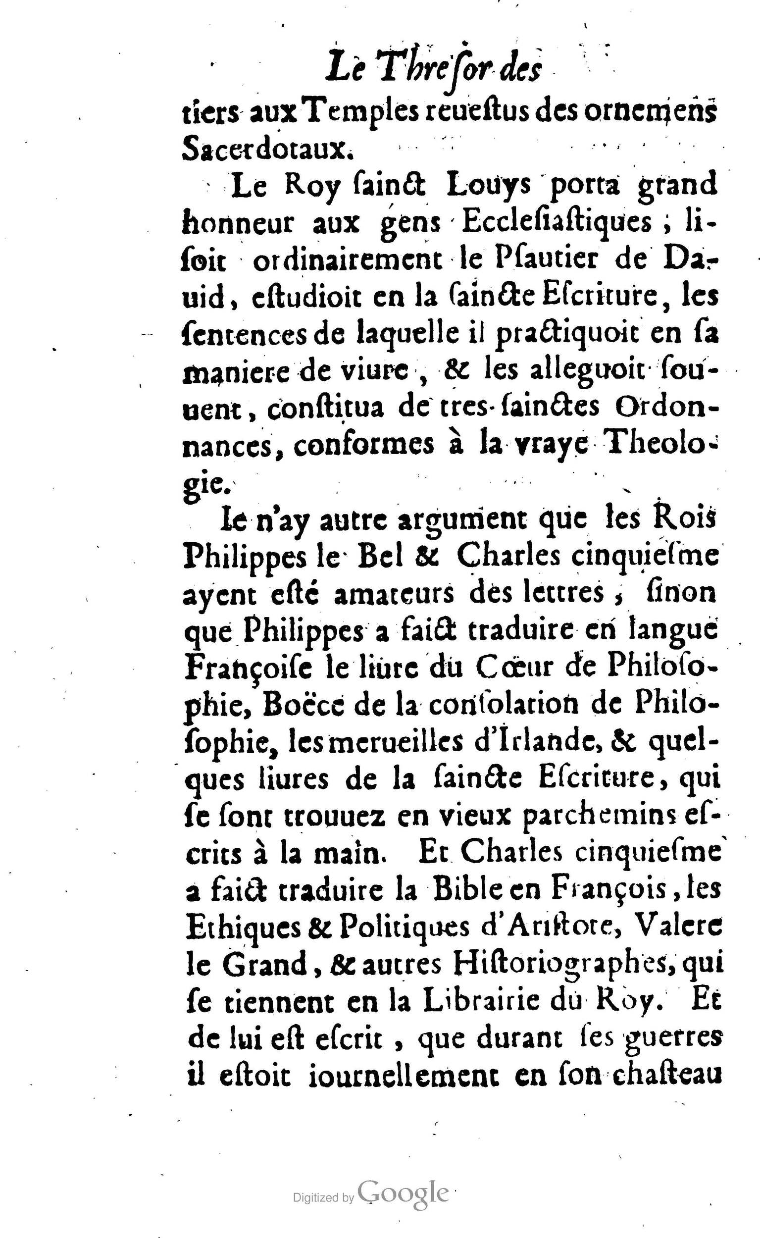 1638 - Jean Corrozet - Trésor des histoires de France - BM Lyon