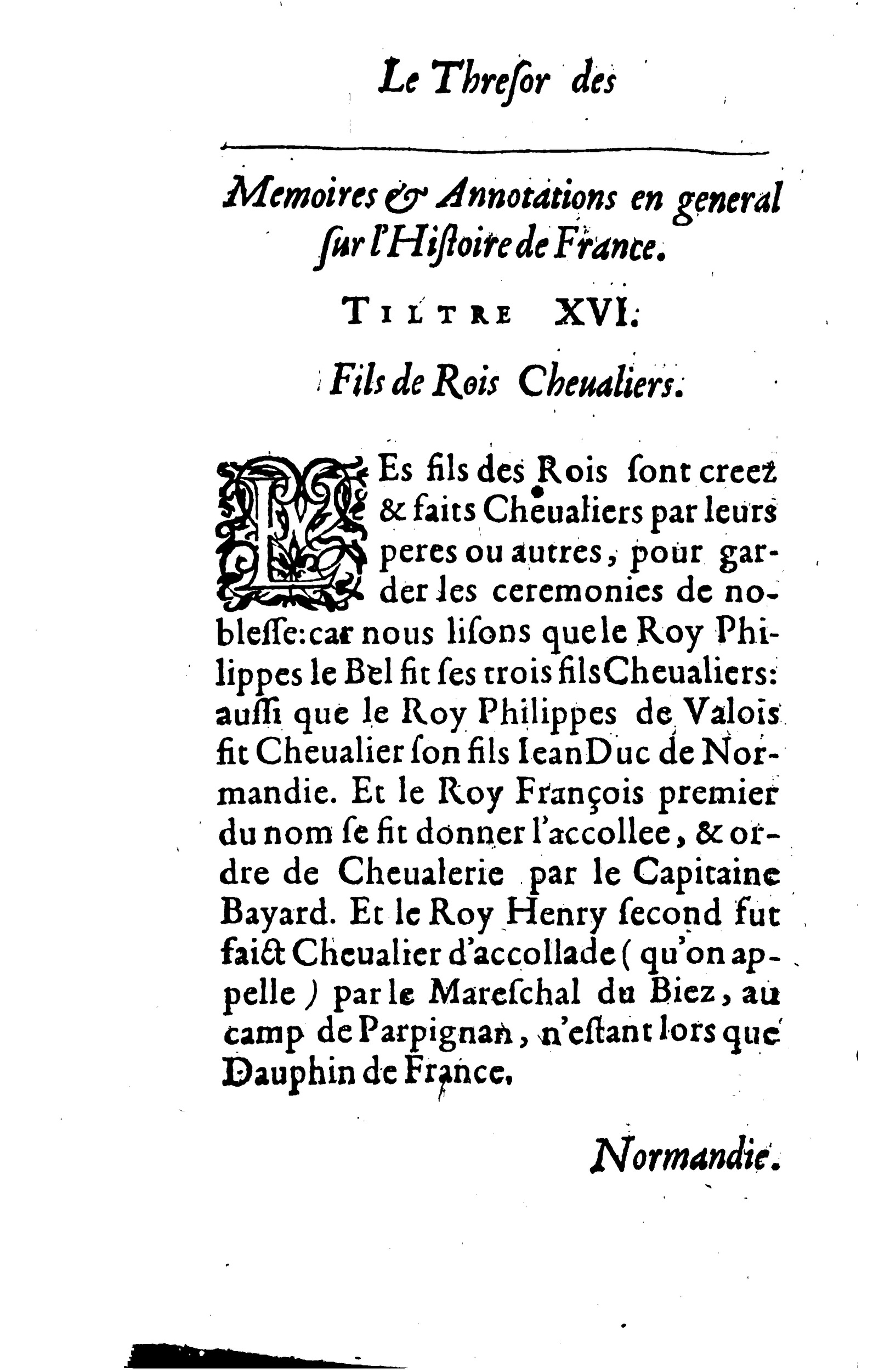 1617 - Jean Corrozet - Trésor des histoires de France - BM Lyon