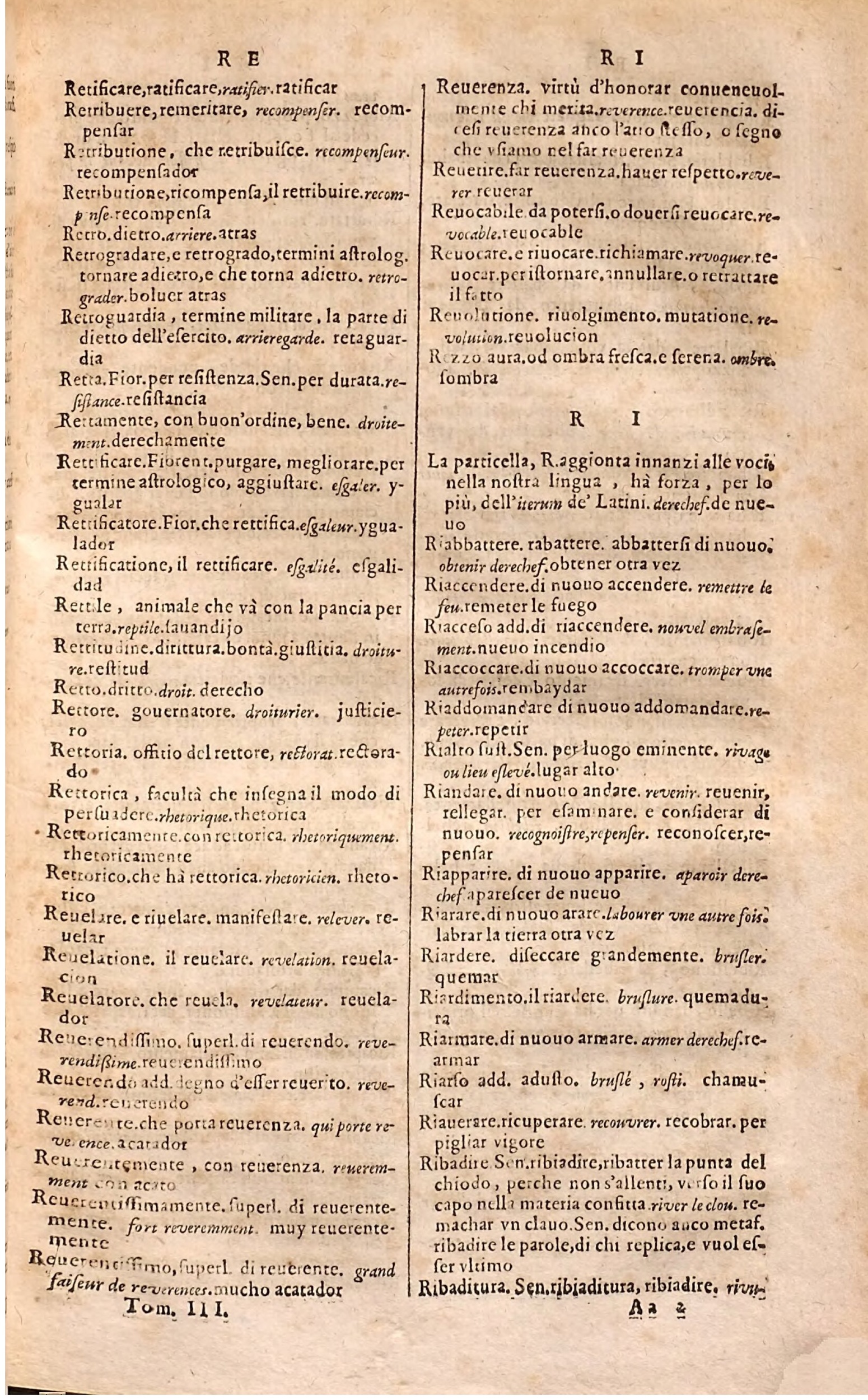 1627 - Jacques Crespin - Trésor des trois langues (Troisième partie) - Regensburg