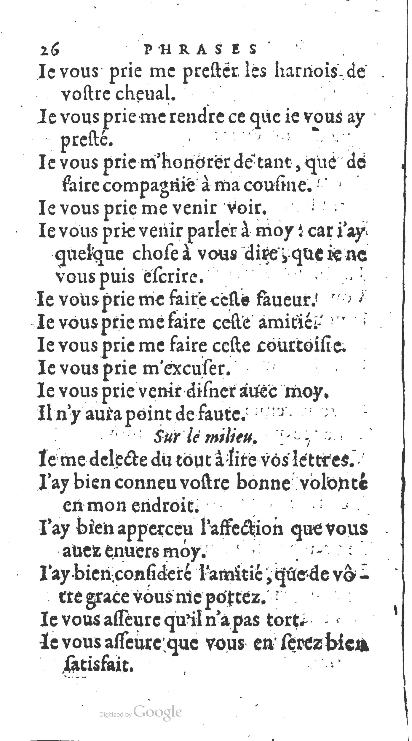 1604 - Fleury Bourriquant - Nouveau Trésor des secrétaires - British Library