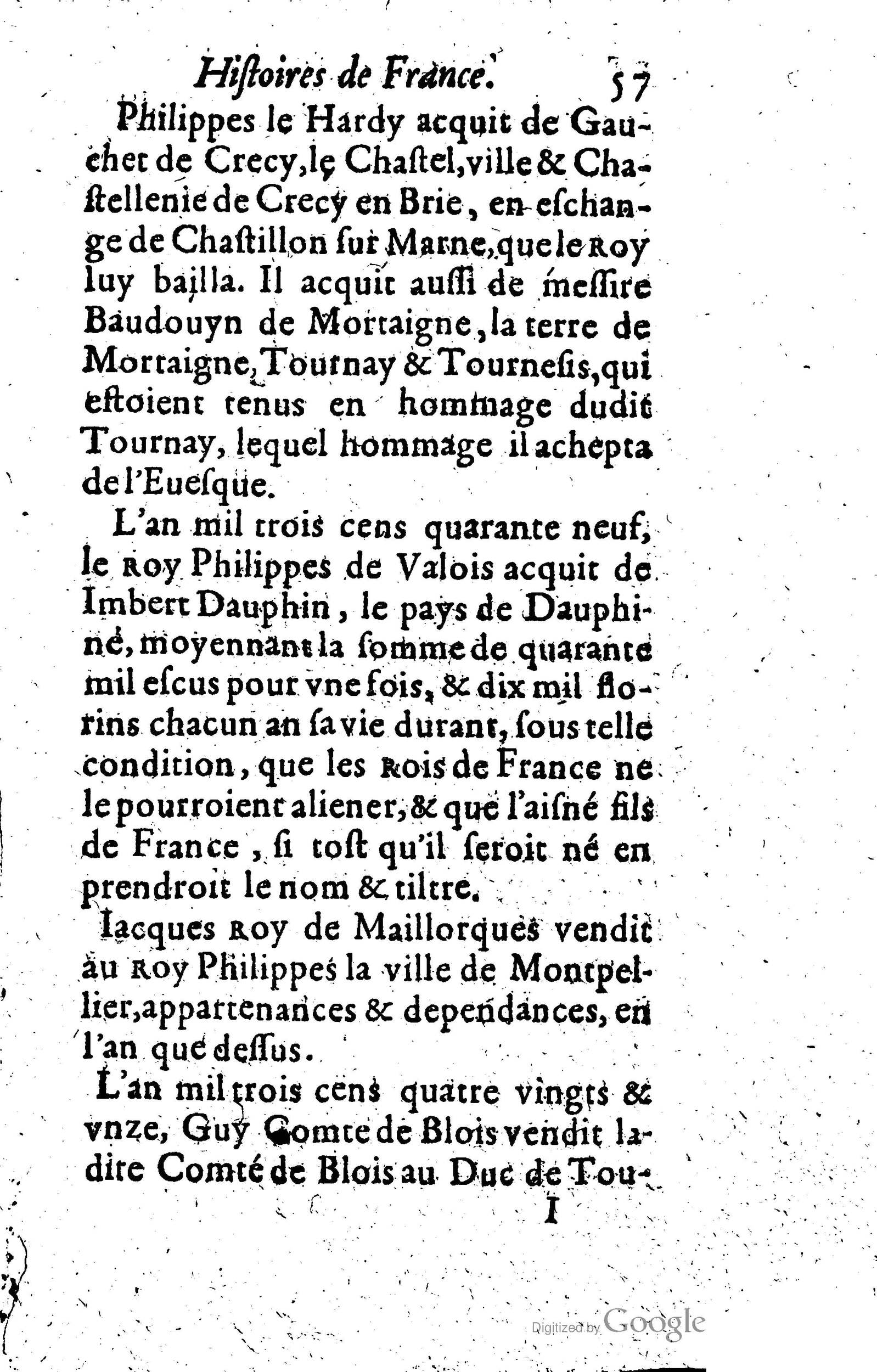 1619 - Jean Corrozet - Trésor des histoires de France - Anvers Musée Plantin-Moretus