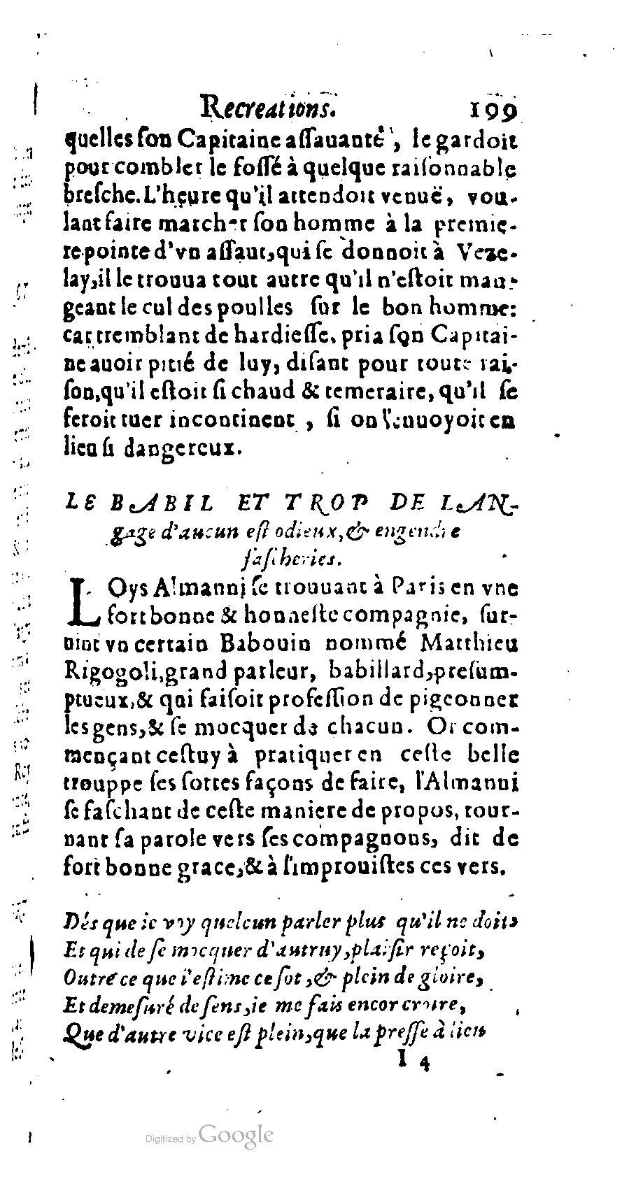 1611 - Romain de Beauvais - Trésor des récréations - BM Lyon 1611 - Romain de Beauvais - Trésor des récréations - BM Lyon