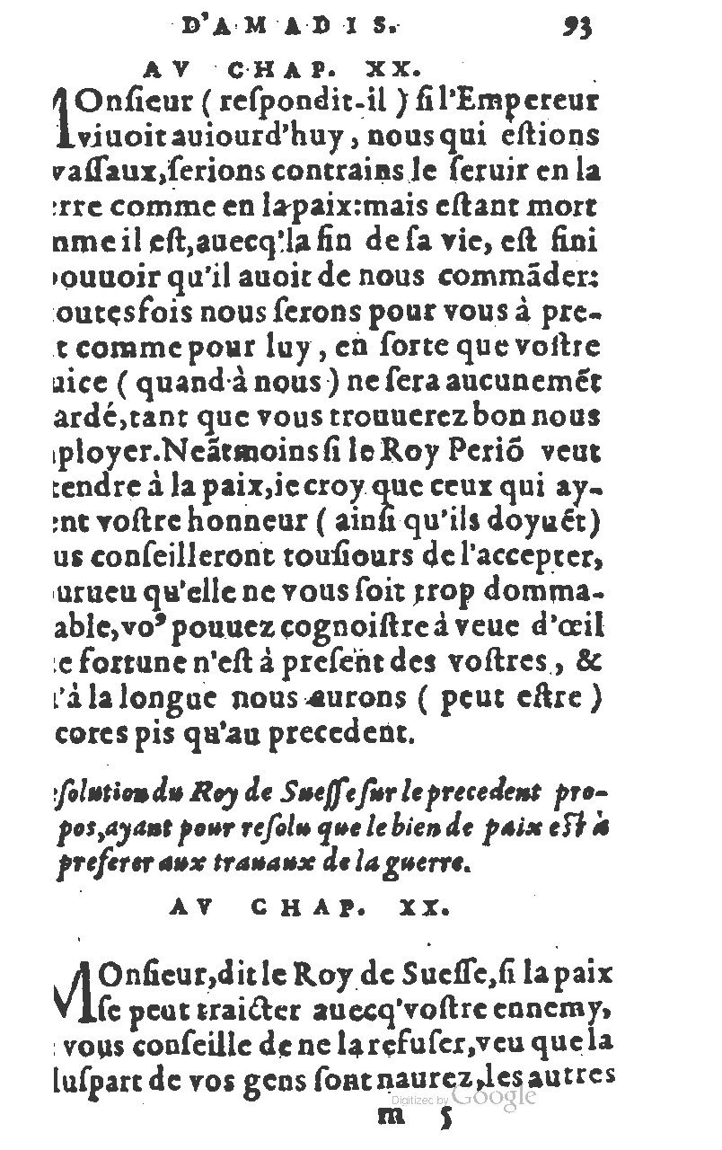 1582 - Jean Huguetan - Trésor des Amadis T. 1 - BM Lyon