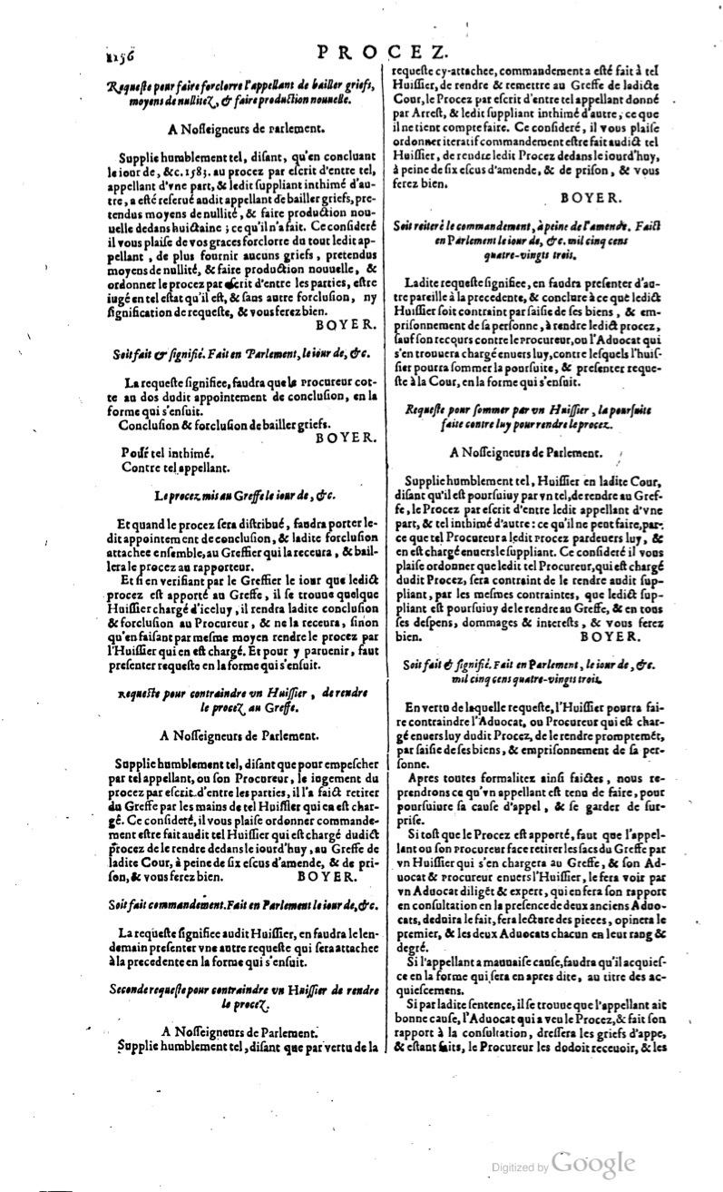 1629 - Veuve Nicolas Buon - Trésor du droit français (29620 T. 2) - BM Lyon