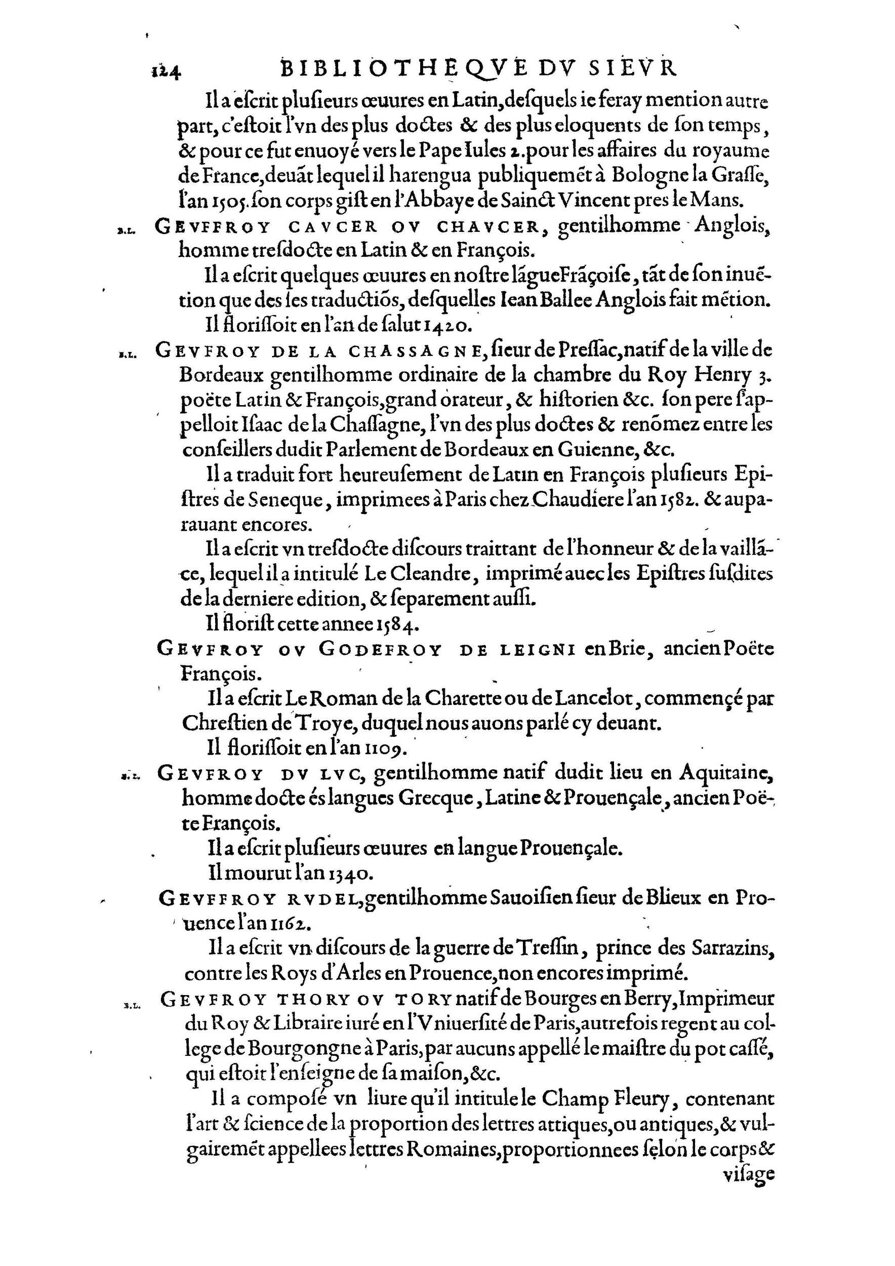 1584 - Abel L&#039;Angelier - Bibliothèques françaises - BnF