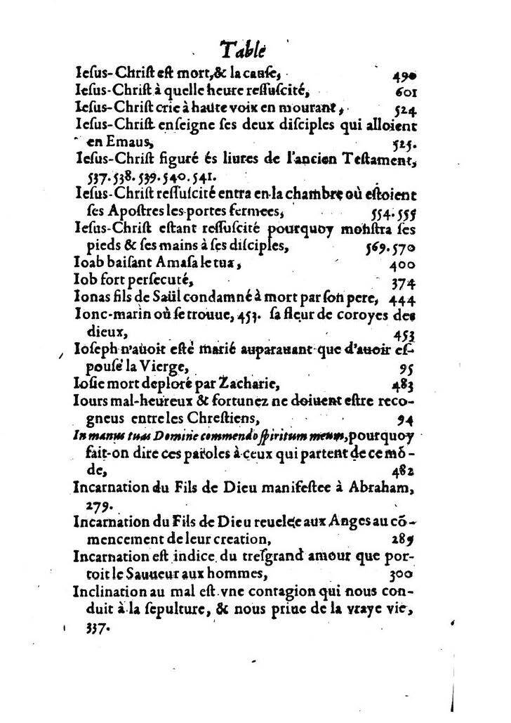 1607 - Nicolas Du Fossé - Trésor quadragésimal - T 02 - BM Lyon