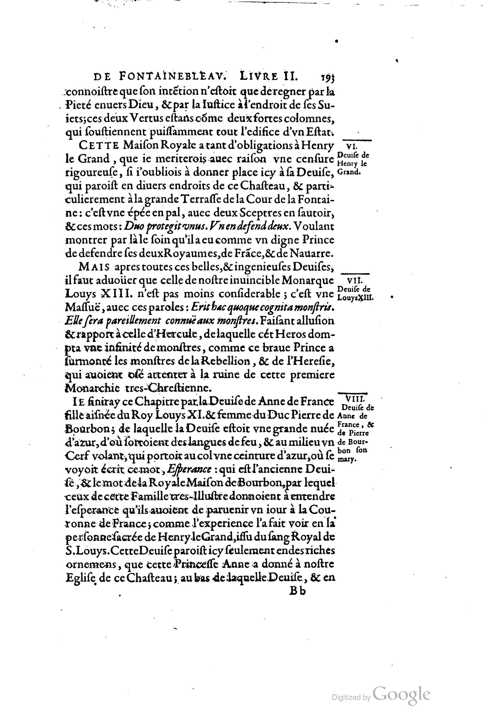 1642 - Sébastien Cramoisy - Trésor des merveilles de la maison royale de Fontainebleau - BM Lyon 1642 - Sébastien Cramoisy - Trésor des merveilles de la maison royale de Fontainebleau - BM Lyon