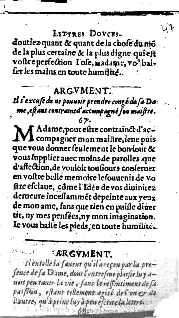 1624 - Nicolas Oudot - Trésor des lettres douces et amoureuses - BNC Florence
