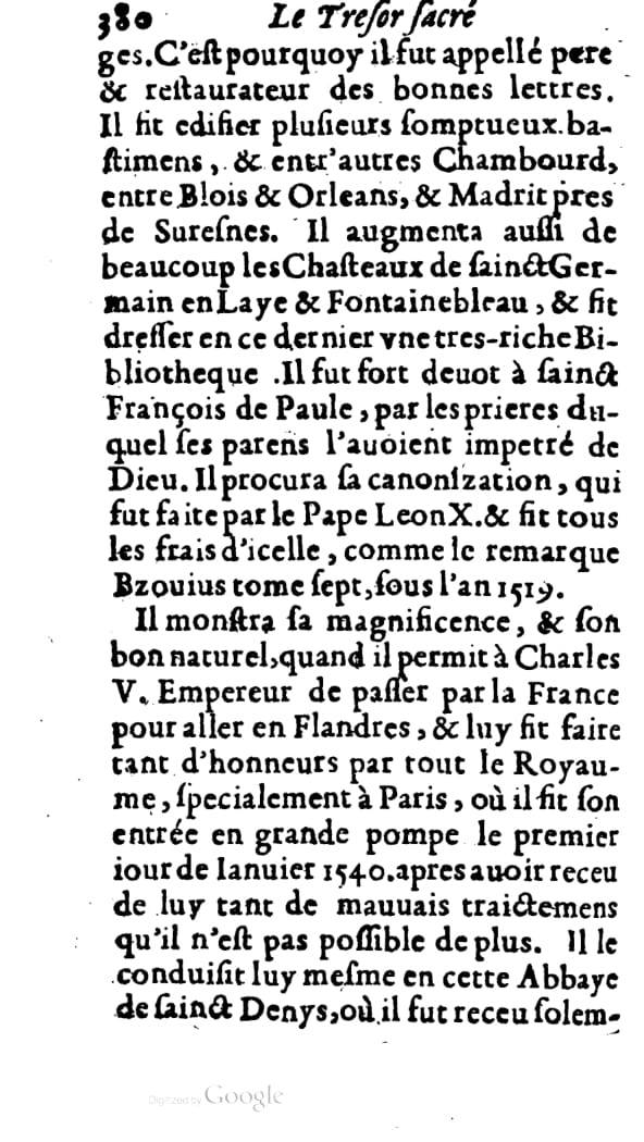 1646 - Jean Billaine - Trésor sacré ou inventaire des saintes reliques - BM Lyon