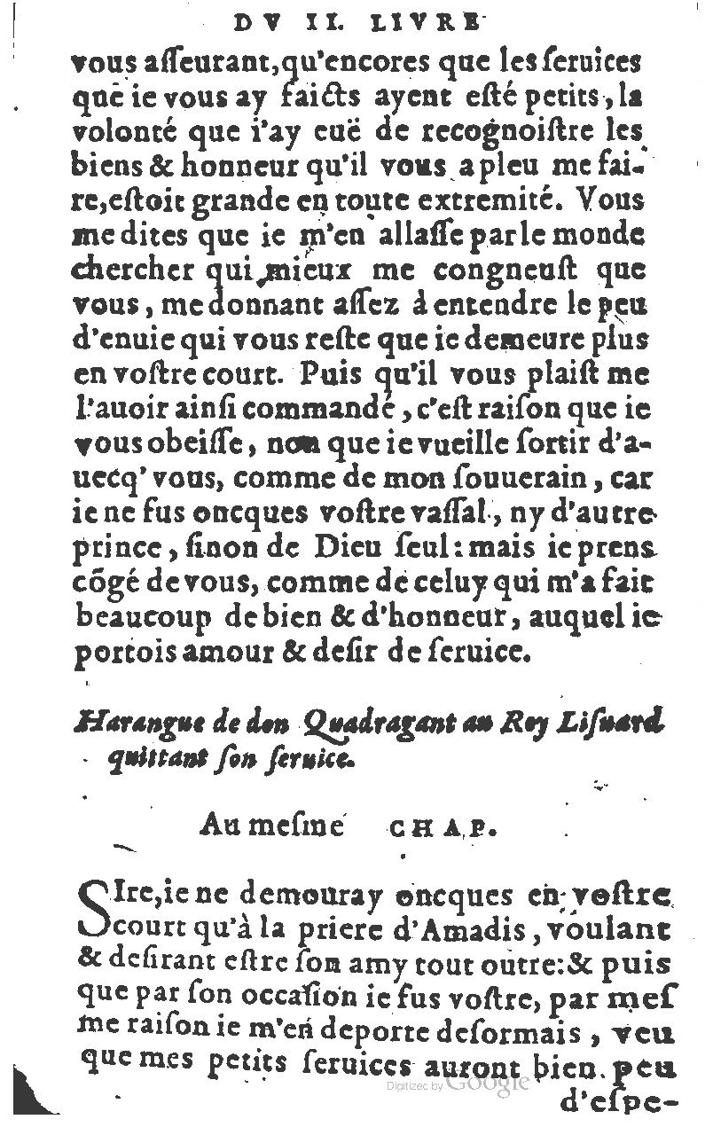 1582 - Jean Huguetan - Trésor des Amadis T. 1 - BM Lyon