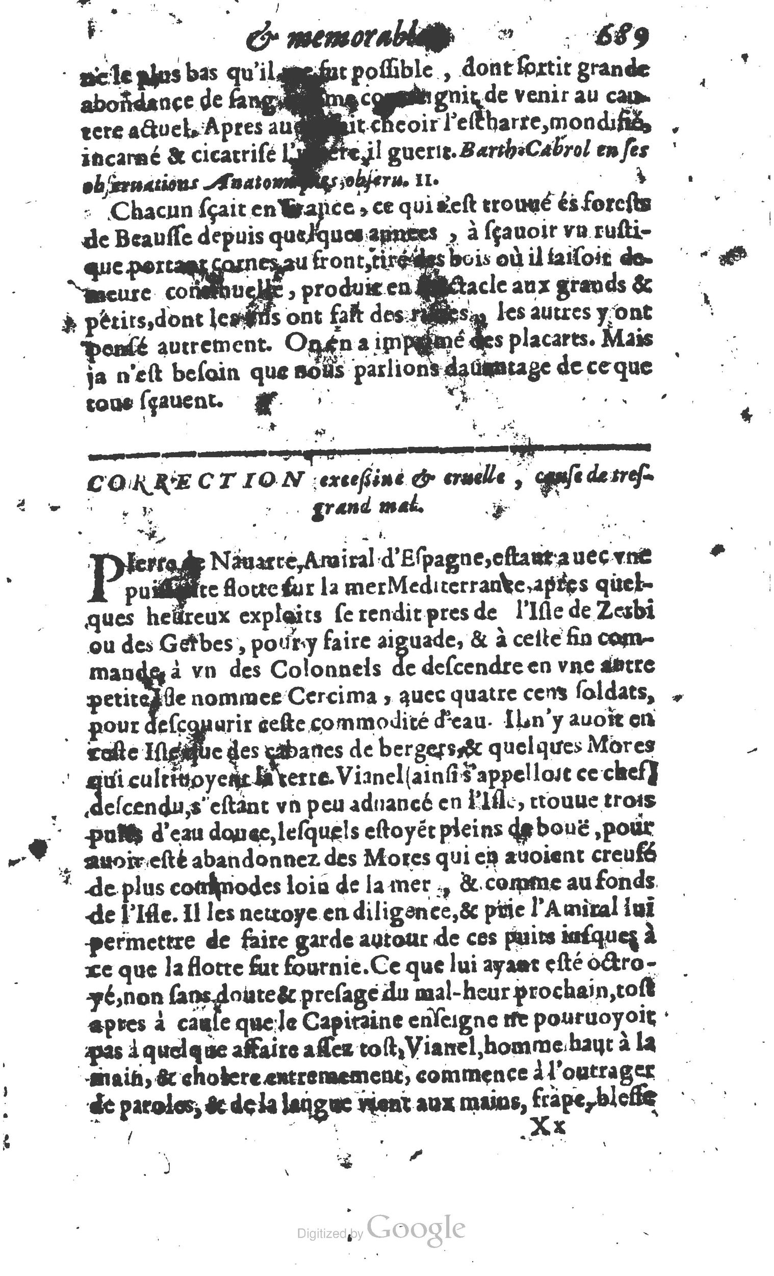 1610 - Paul Marceau - Trésor d’histoires admirables et mémorables - Princeton