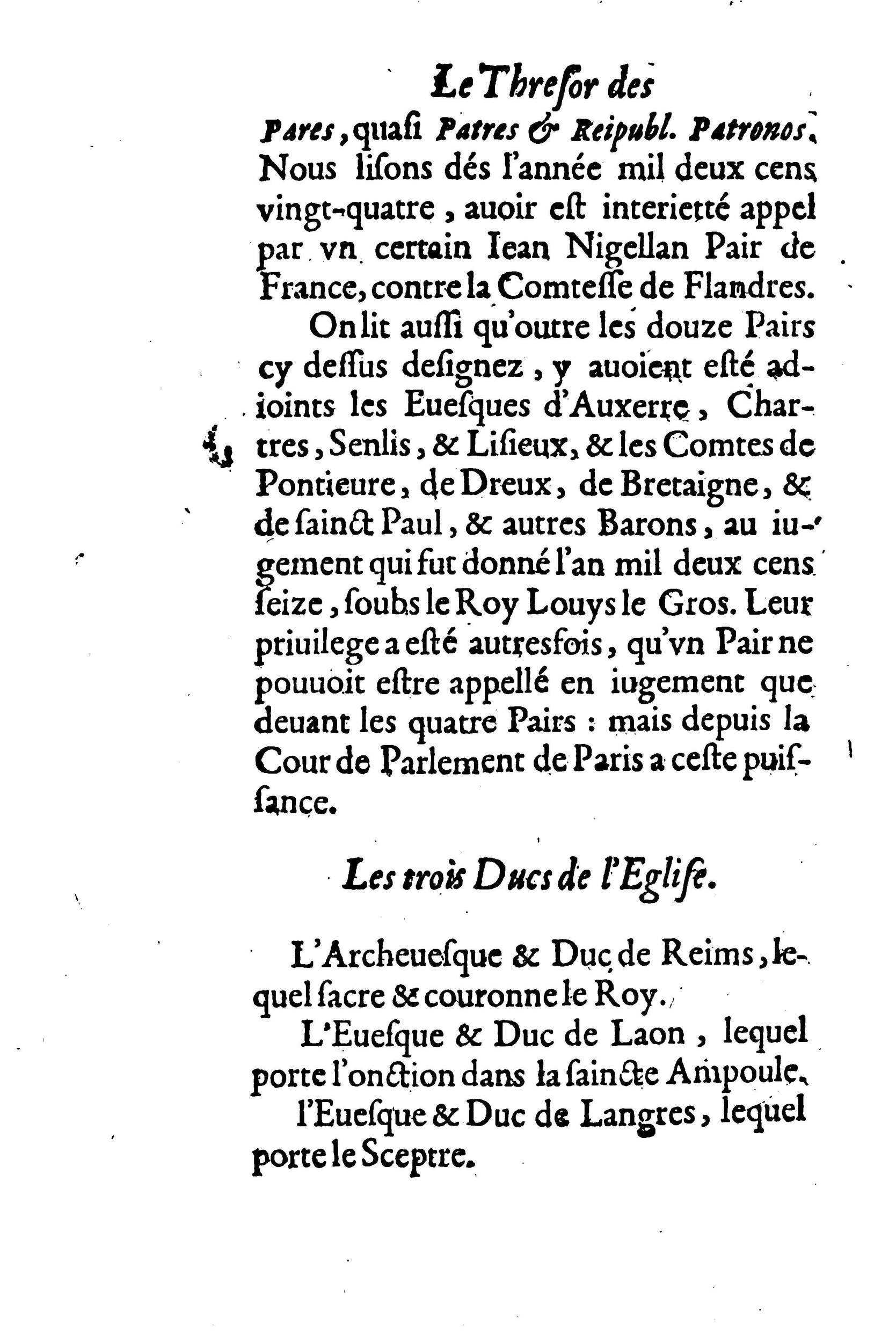 1633 - Jean Corrozet - Trésor des histoires de France - BM Lyon 1633 - Jean Corrozet - Trésor des histoires de France - BM Lyon