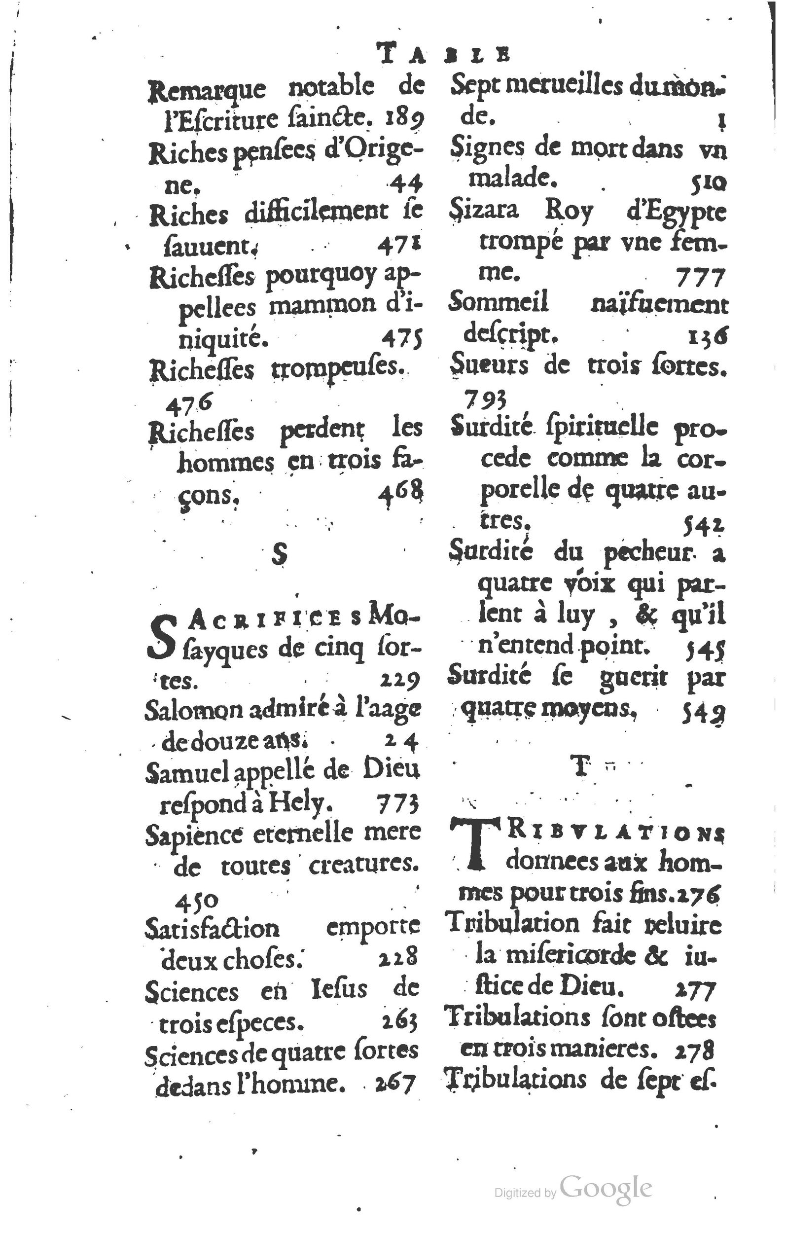 1629 - Manassés de Préaulx - Sermons ou Trésors de la piété chrétienne - BM Lyon