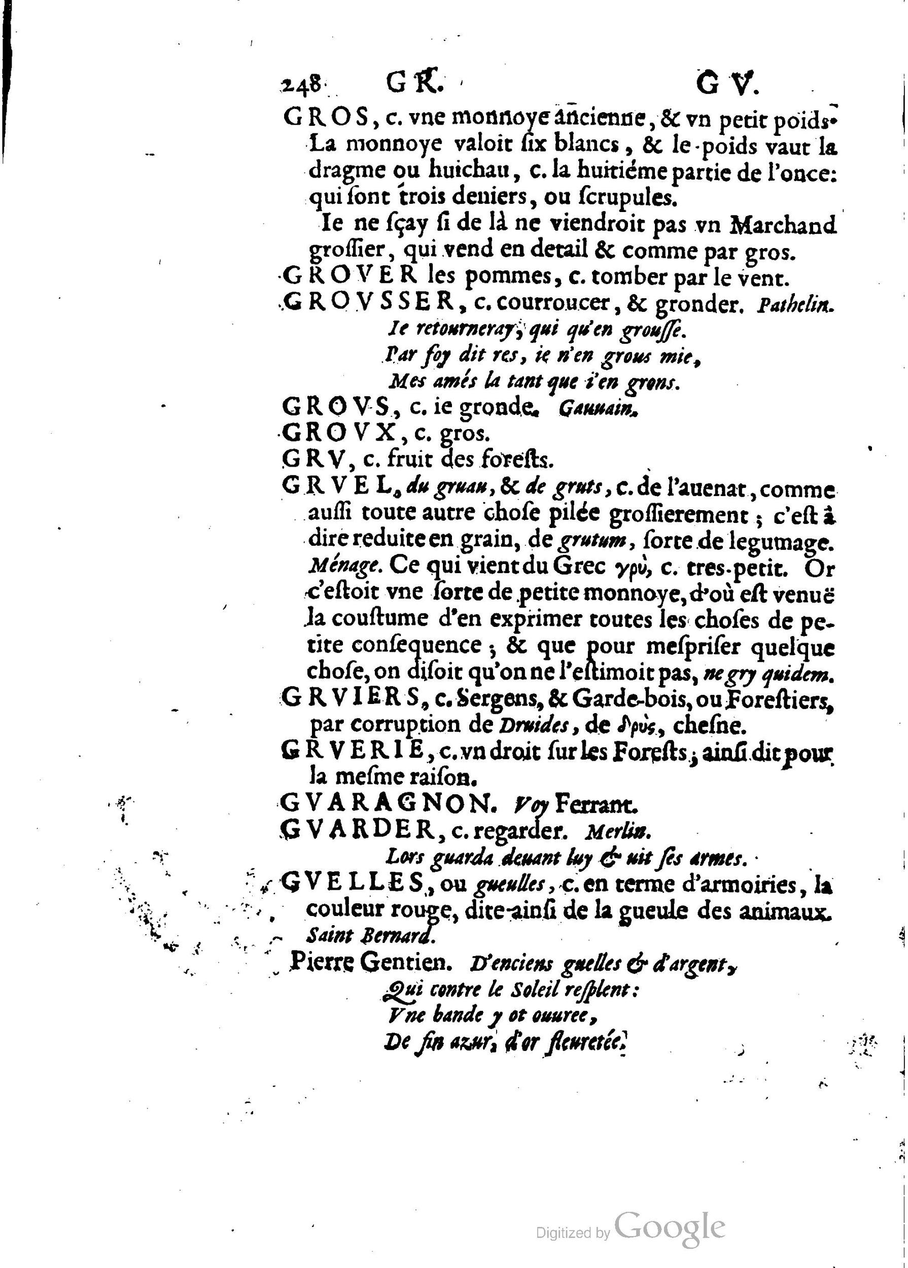 1655 - Augustin Courbé - Trésor de recherches et antiquités gauloises et françaises - BM Lyon 1655 - Augustin Courbé - Trésor de recherches et antiquités gauloises et françaises - BM Lyon