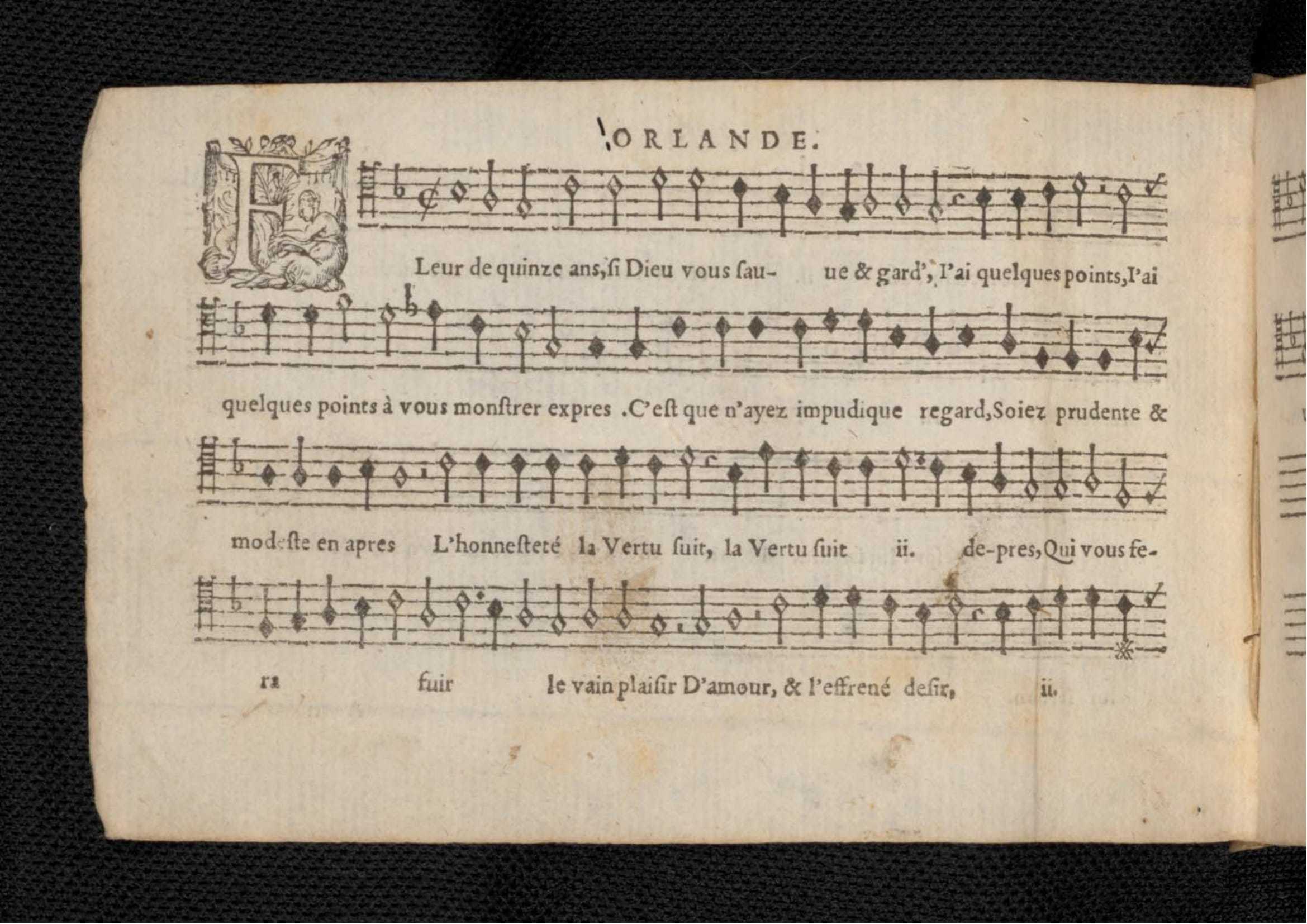 1576 - [Pierre de Saint-André] - Trésor de musique d’Orlande de Lassus Tenor - KBR Bruxelles