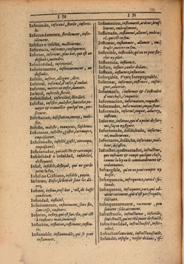 1607 - Marc Orry - Trésor des deux langues espagnole et française (Première et Seconde parties) - ÖNB Wien 1607 - Marc Orry - Trésor des deux langues espagnole et française (Première et Seconde parties) - ÖNB Wien