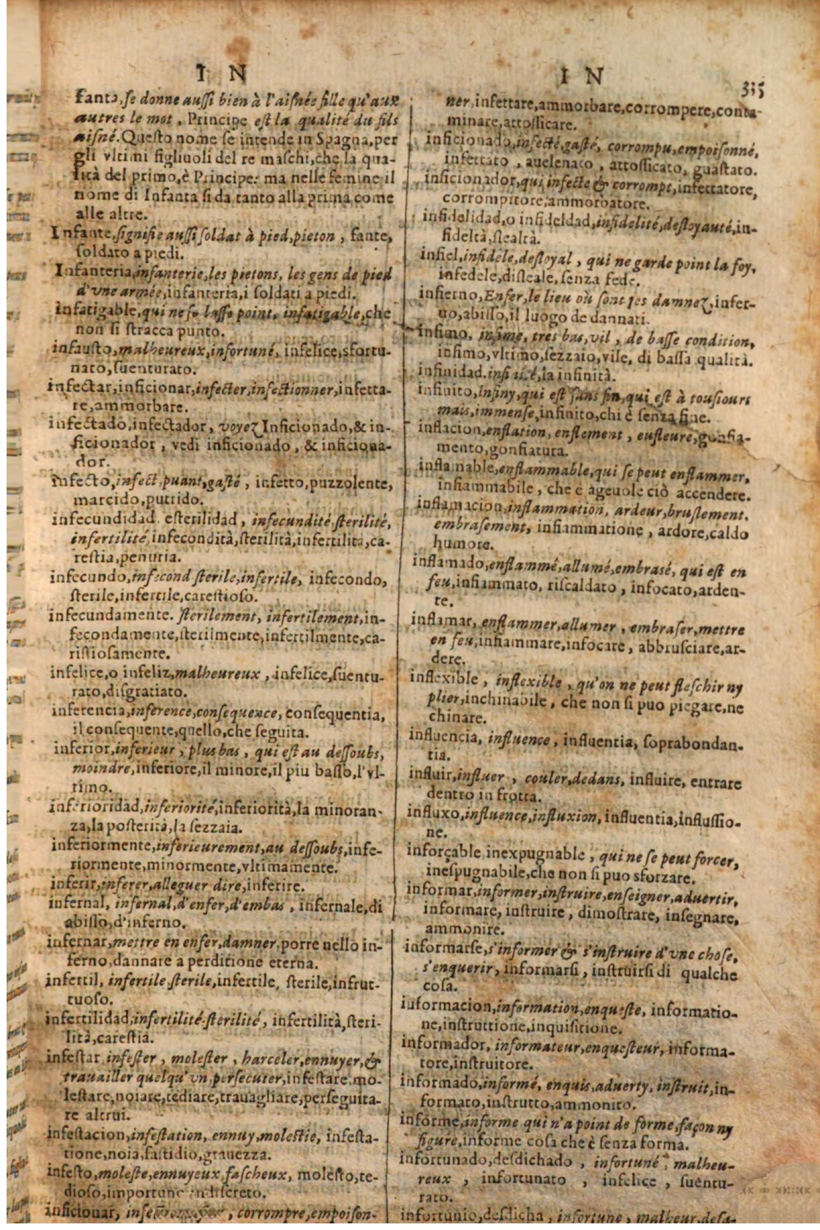 1644 - Jacques Crespin - Trésor des trois langues - Passau
