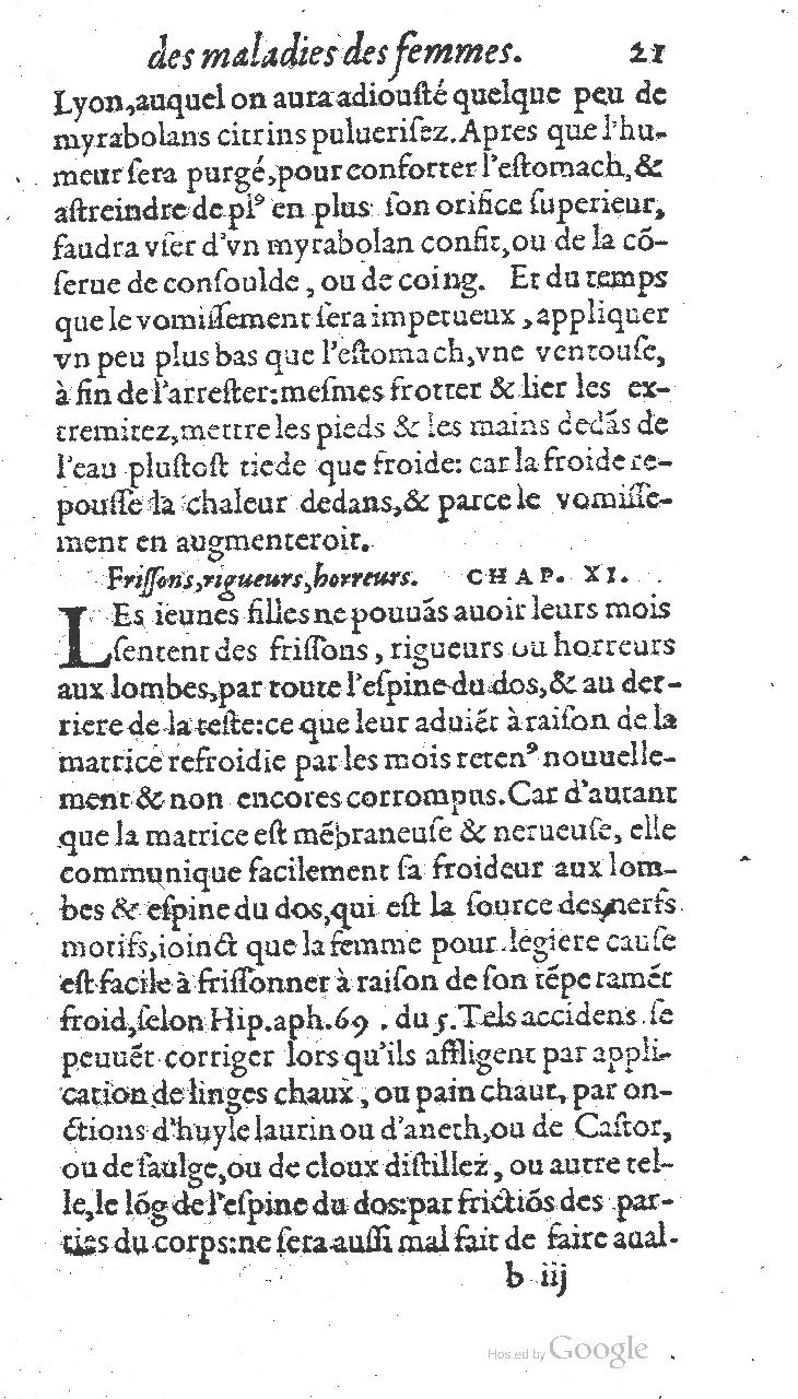 1585 - Jacques du Puis - Trésor des remèdes secrets pour les maladies des femmes - BnF