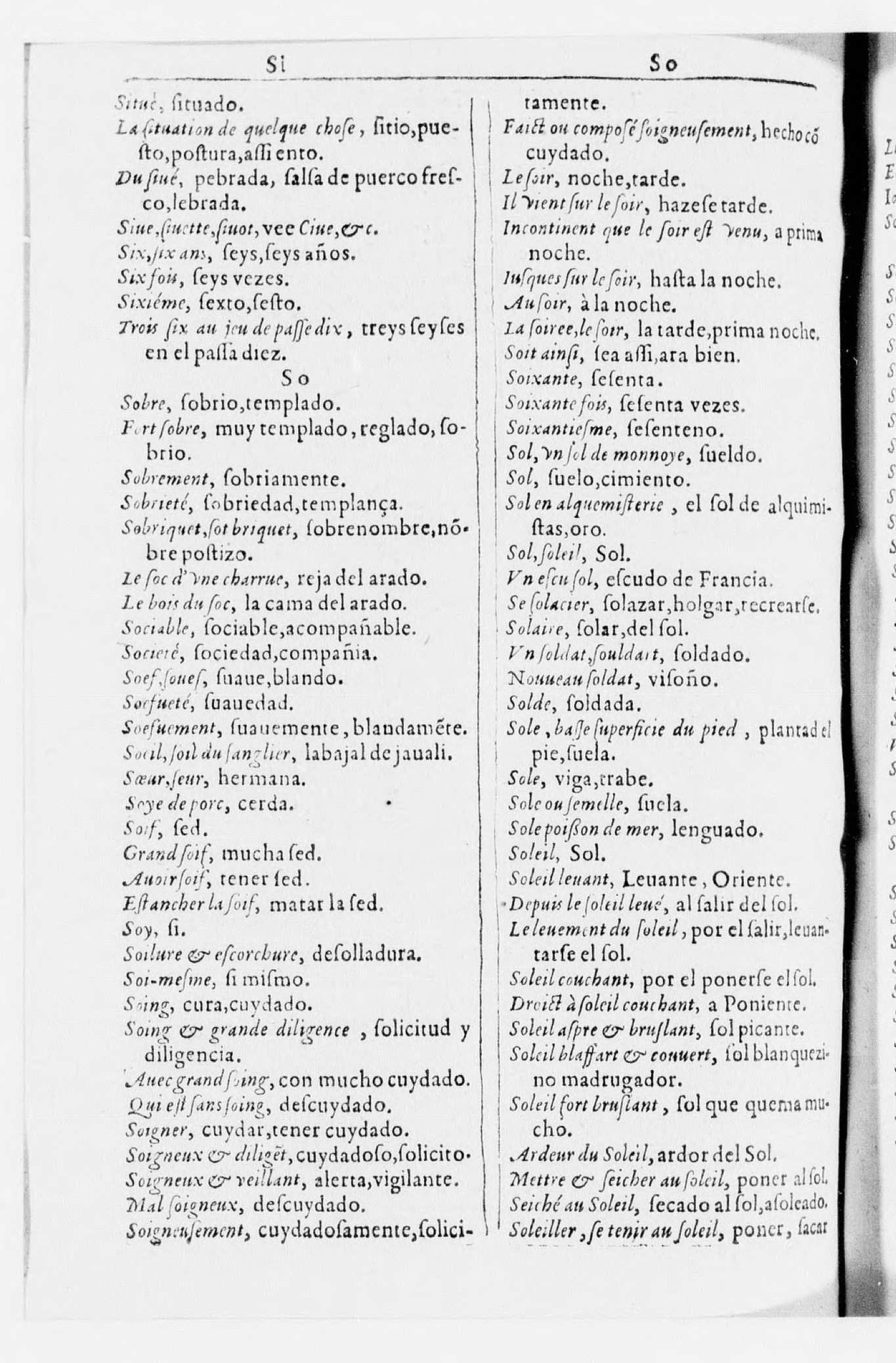 1616 - Veuve Marc Orry - Trésor des deux langues espagnole et française (Seconde partie) - BnF 1616 - Veuve Marc Orry - Trésor des deux langues espagnole et française (Seconde partie) - BnF
