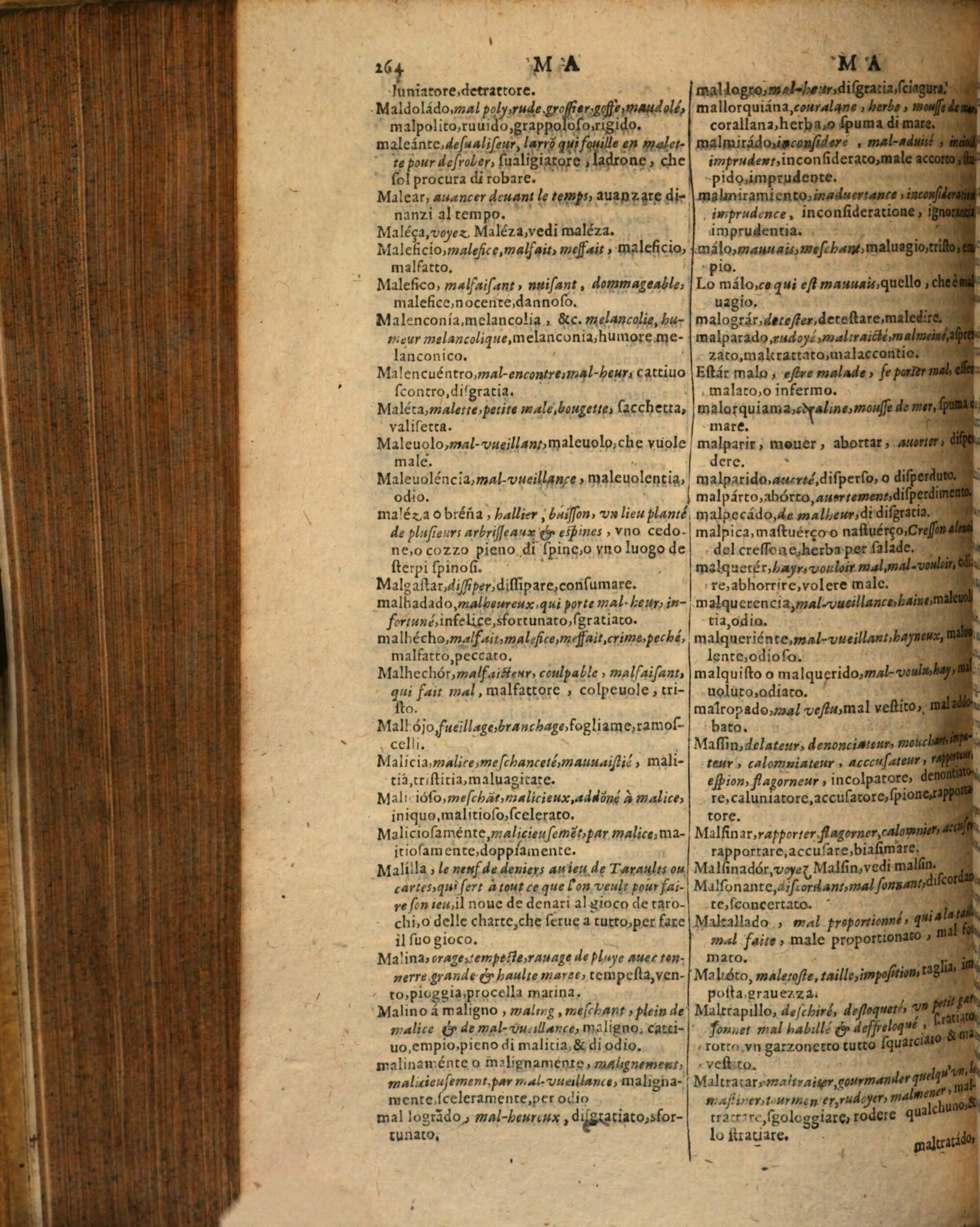 1617 - Samuel Crespin - Trésor des trois langues espagnole, française et italienne (Première partie) - Regensburg