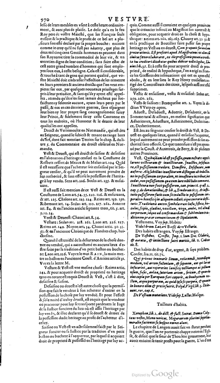 1629 - Veuve Nicolas Buon - Trésor du droit français (21754 T. 3) - BM Lyon