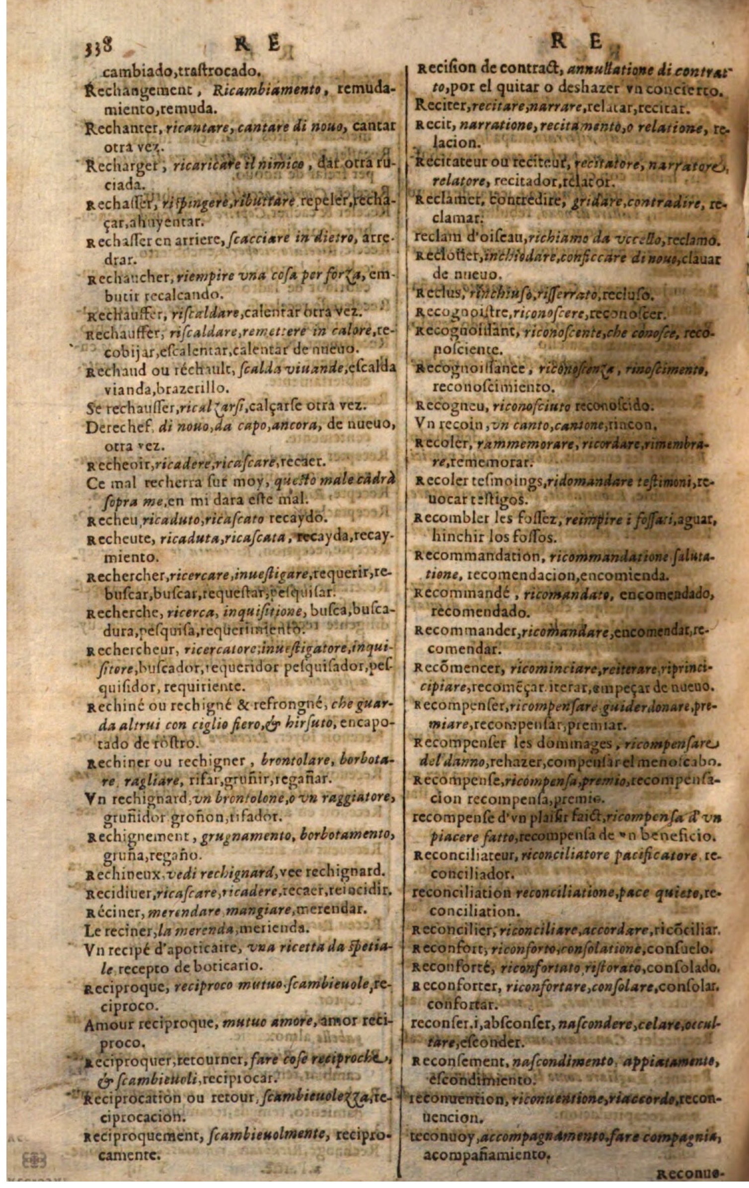 1644 - Jacques Crespin - Trésor des trois langues - Passau