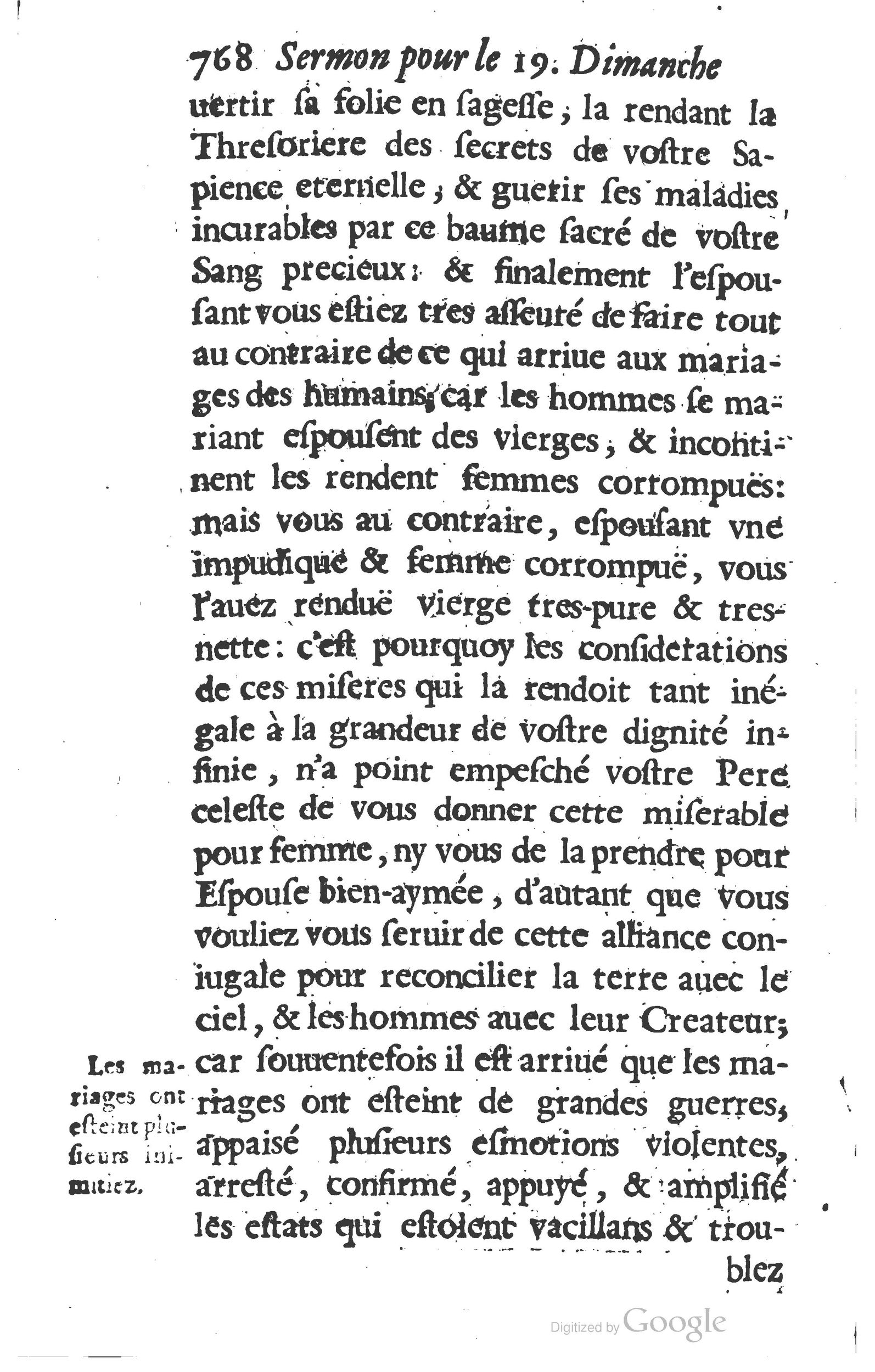 1629 - Manassés de Préaulx - Sermons ou Trésors de la piété chrétienne - BM Lyon