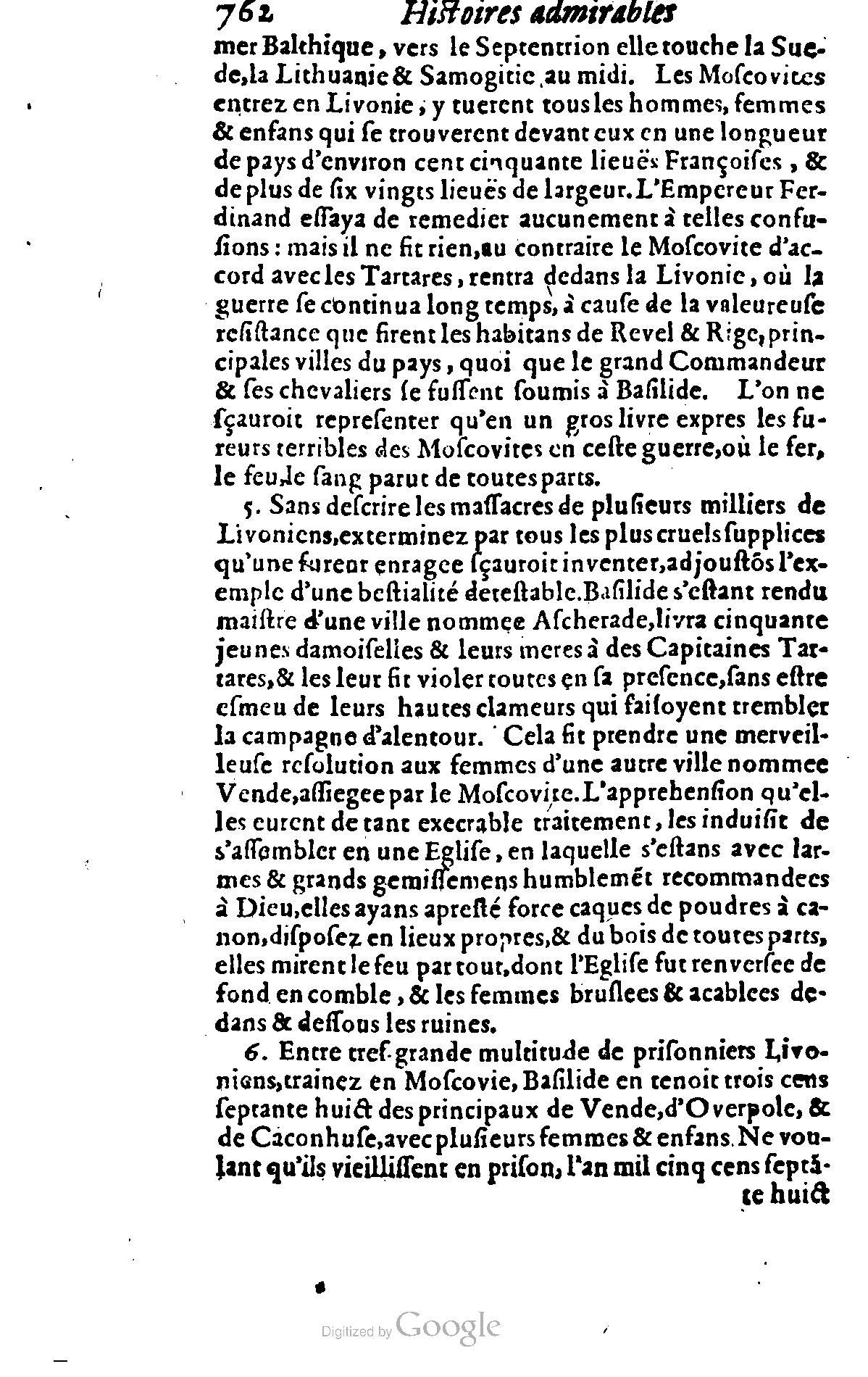 1628 - Jacques Crespin - Trésor d’histoires admirables et mémorables - BSB Munich