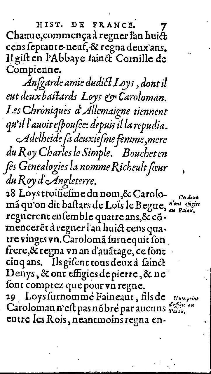 1603 - Galiot Corrozet - Trésor des histoires de France - Michigan