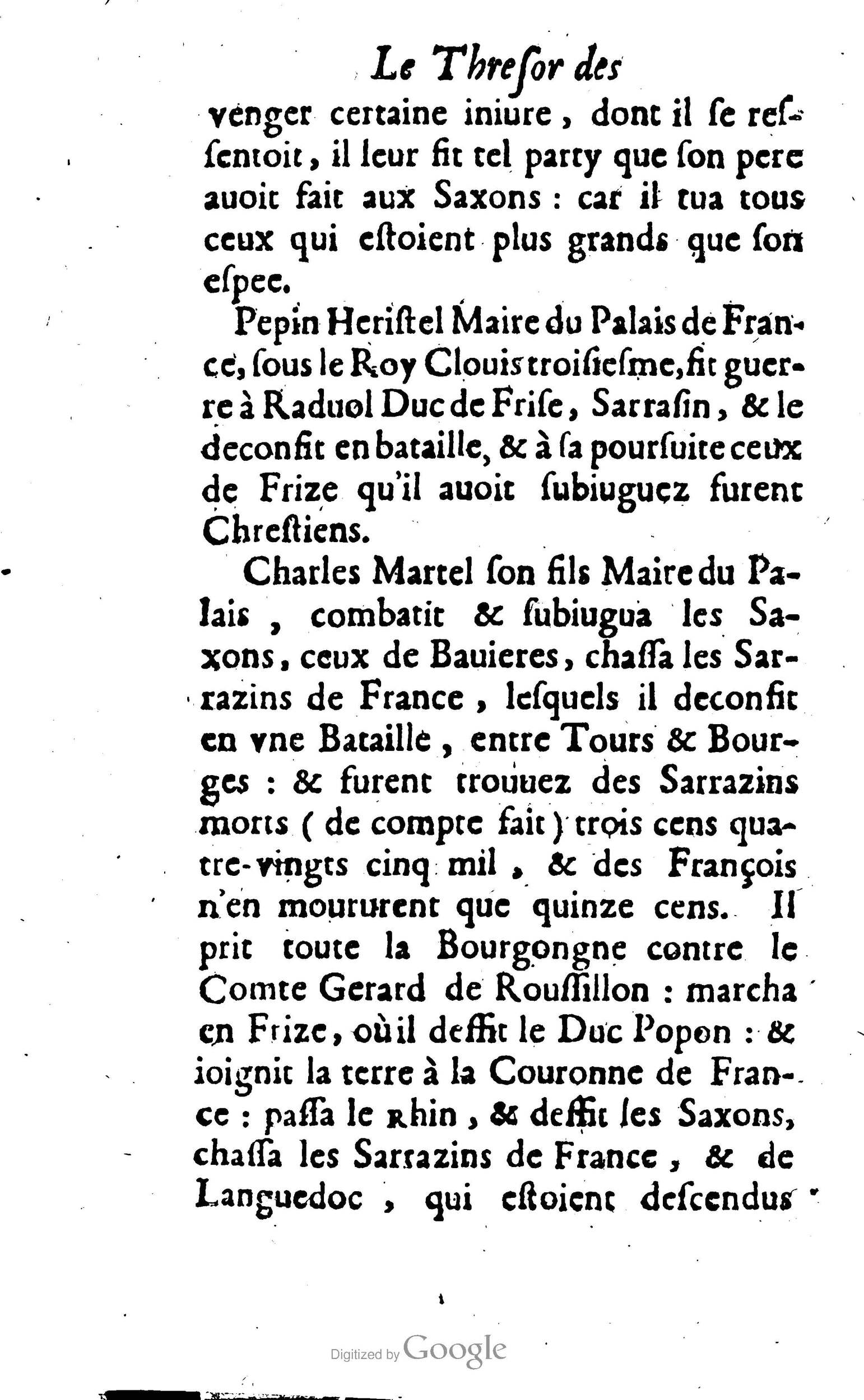 1638 - Jean Corrozet - Trésor des histoires de France - BM Lyon