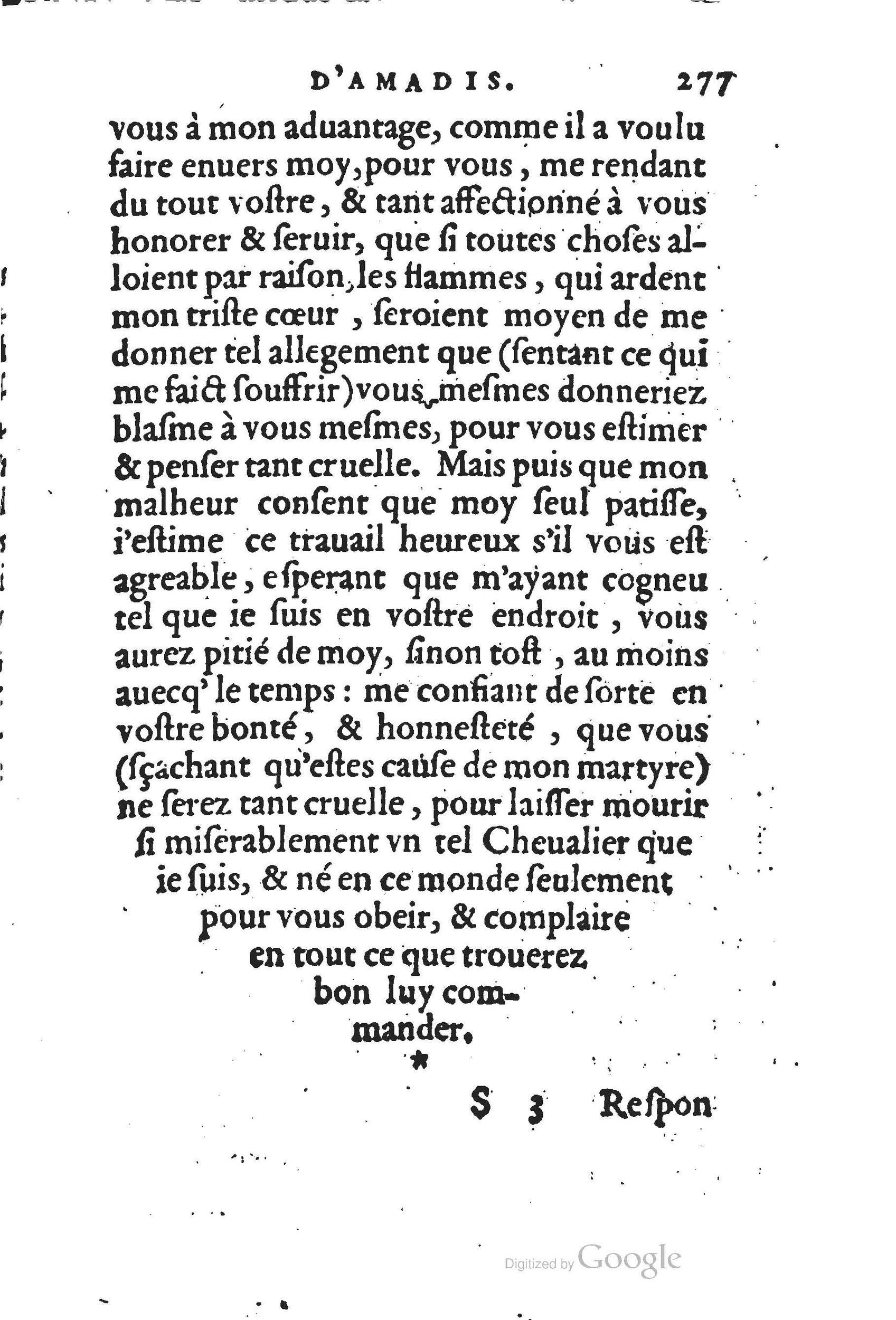 1560 - Jean d’Ogerolles et Gabriel Cotier Lyon - Trésor des Amadis - BSB Munich