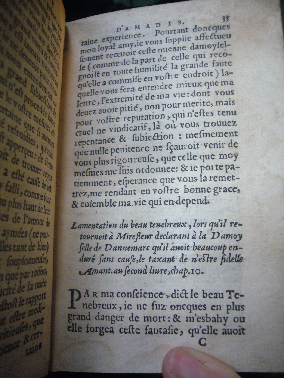 1567 - Jean Pygot - Trésor des Amadis - BnF Arsenal