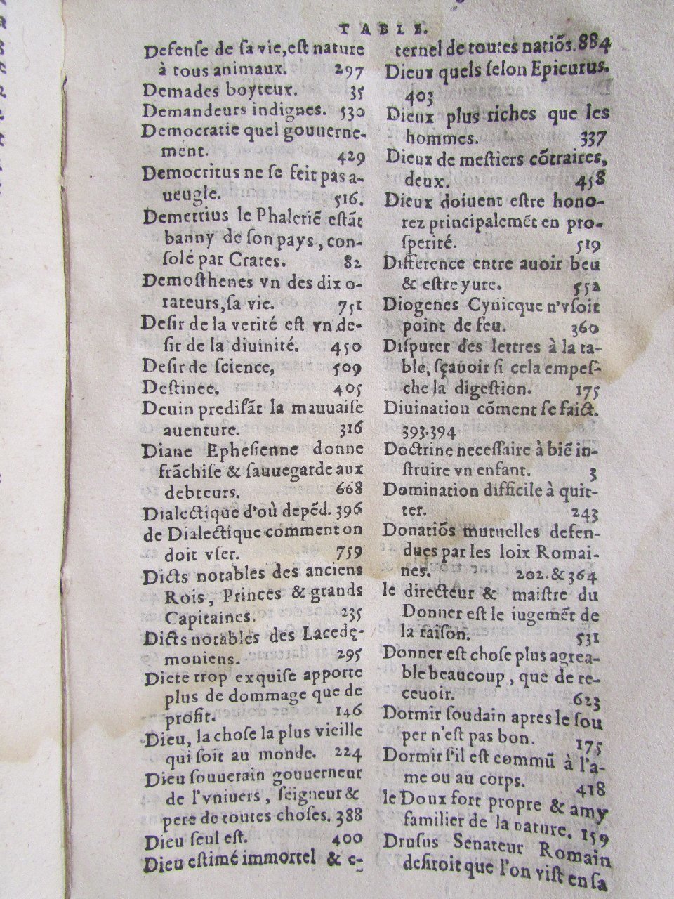 1578 - Jean Poupy - Trésor des morales de Plutarque - Vitré