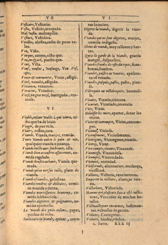 1607 - Marc Orry - Trésor des deux langues espagnole et française (Première et Seconde parties) - ÖNB Wien