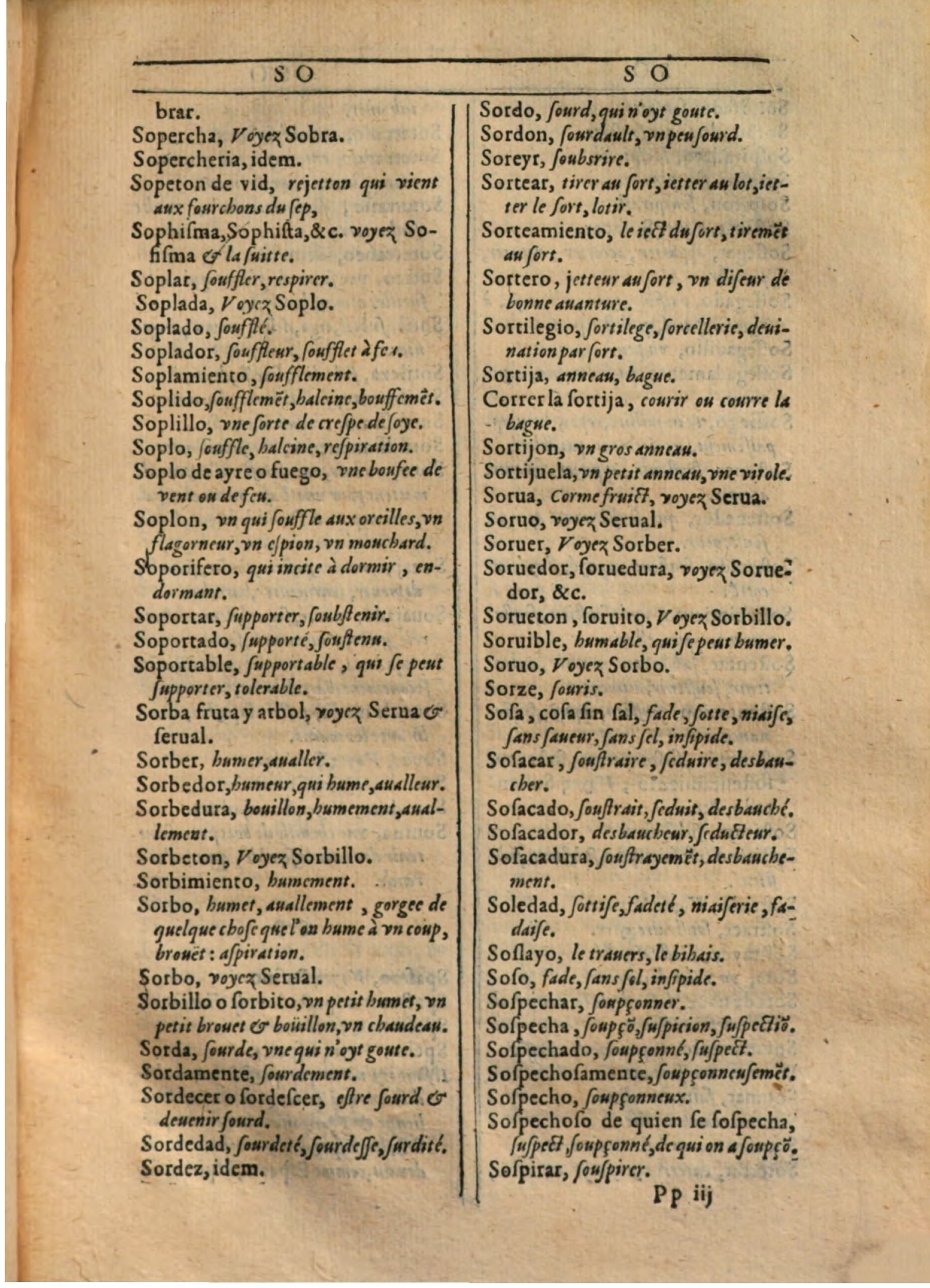 1607 - Marc Orry - Trésor des deux langues espagnole et française (Première partie) - BSB Munich 1607 - Marc Orry - Trésor des deux langues espagnole et française (Première partie) - BSB Munich