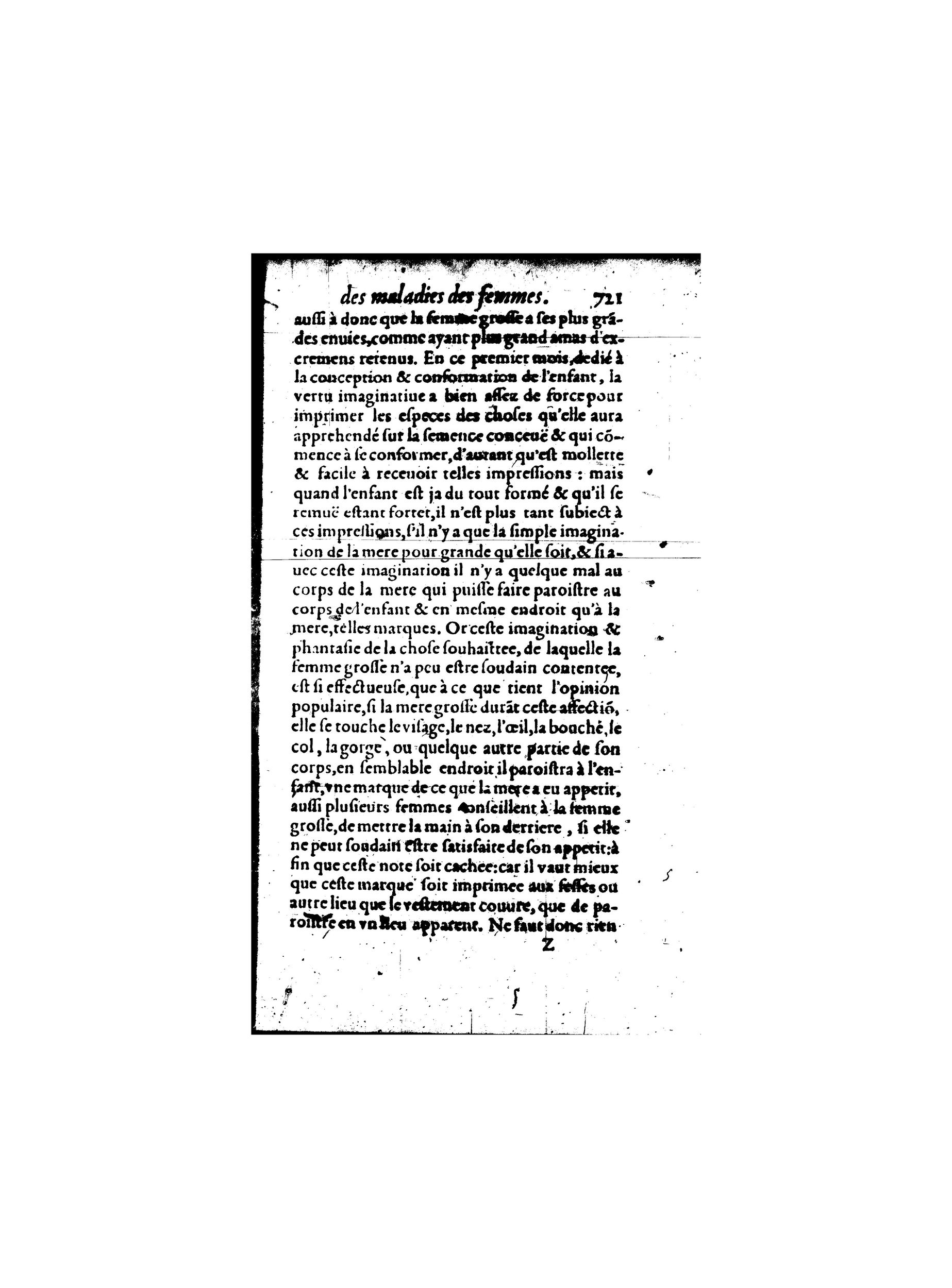 1587 - Jacques du Puis - Trésor des remèdes secrets pour les maladies des femmes - BnF