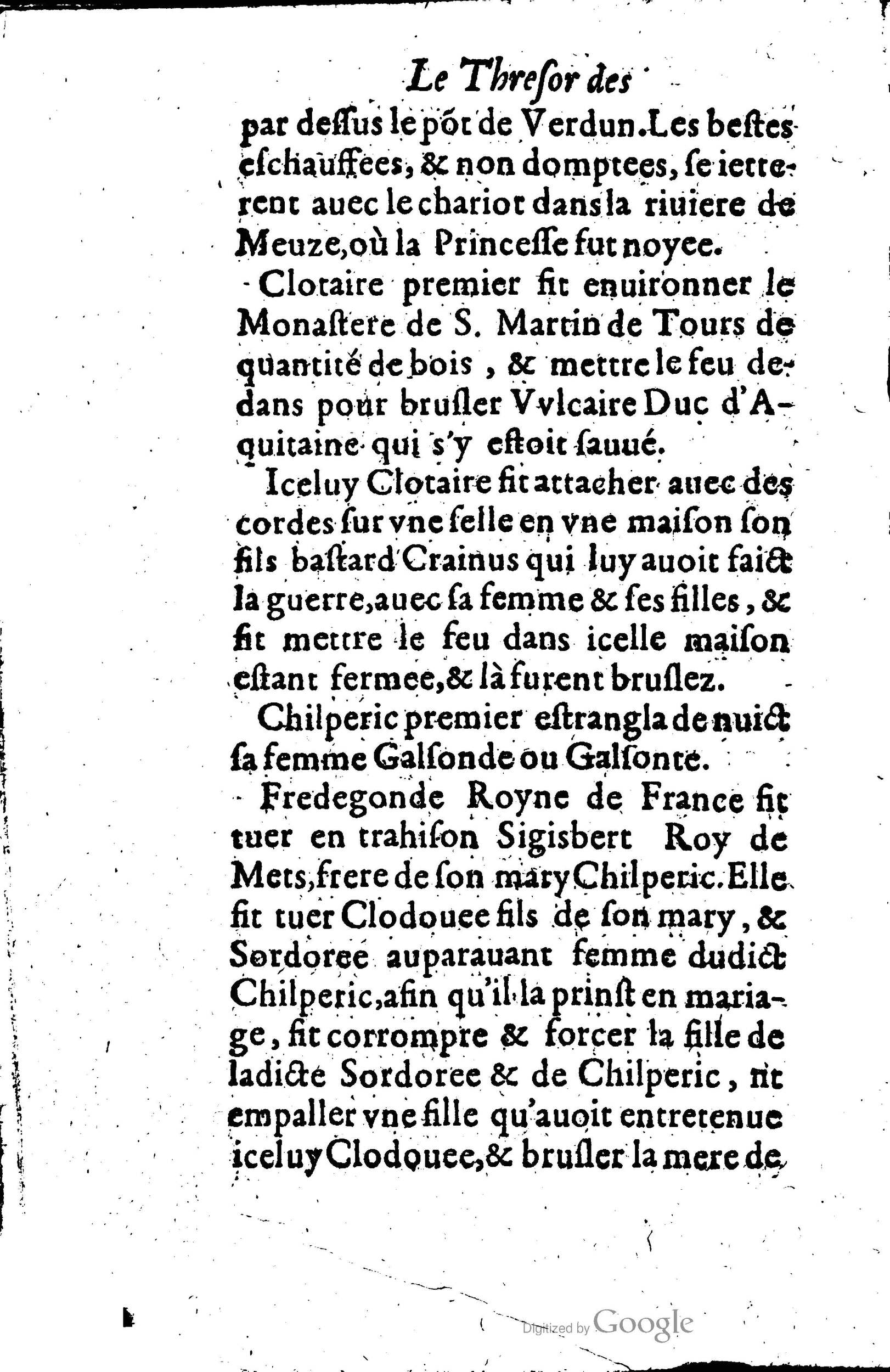1619 - Jean Corrozet - Trésor des histoires de France - Anvers Musée Plantin-Moretus