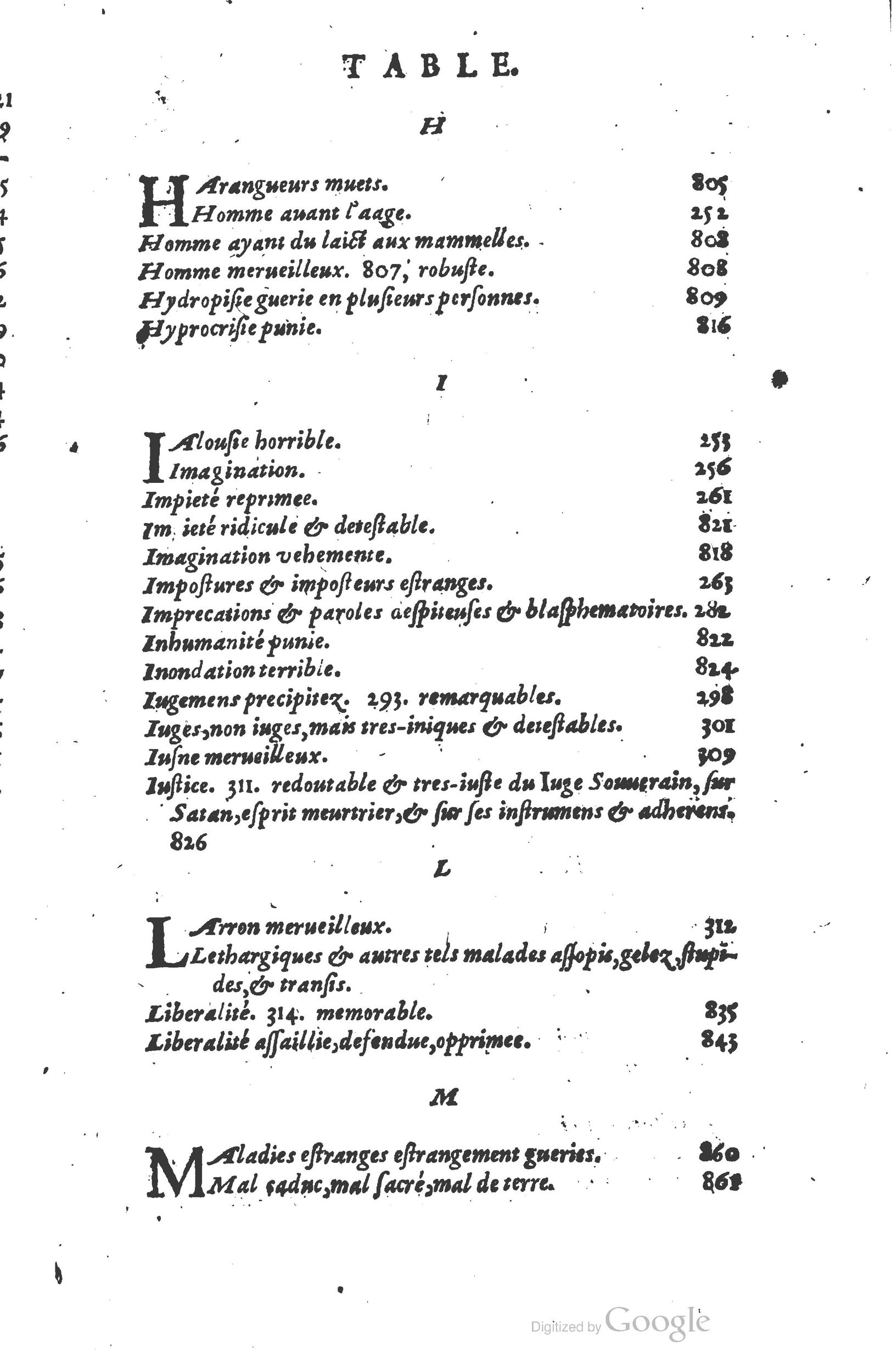 1610 - Paul Marceau - Trésor d’histoires admirables et mémorables - Princeton
