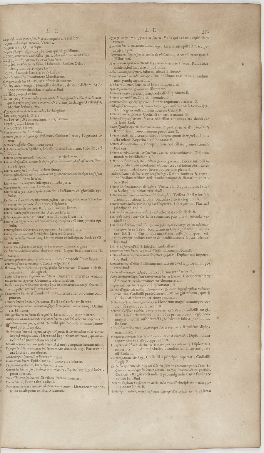 1606 - David Douceur - Trésor de la langue française - BnF 1606 - David Douceur - Trésor de la langue française - BnF