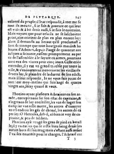 1574 - Benoît Rigaud - Trésor des vies de Plutarque - Avignon
