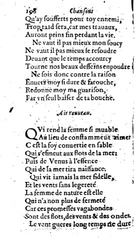 1623 - Jacques Cailloüé - Trésor ou recueil des chansons amoureuses - British Library