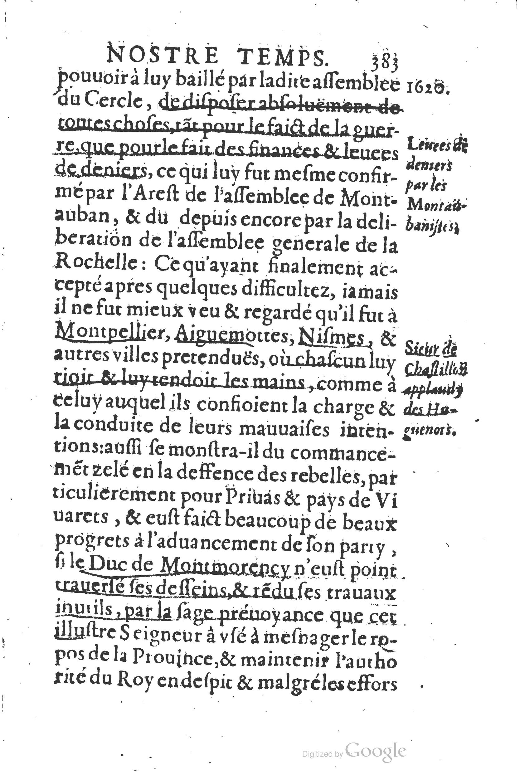 1626 - Joseph Bouillerot - Trésor de l’histoire générale de notre temps - BSB Munich