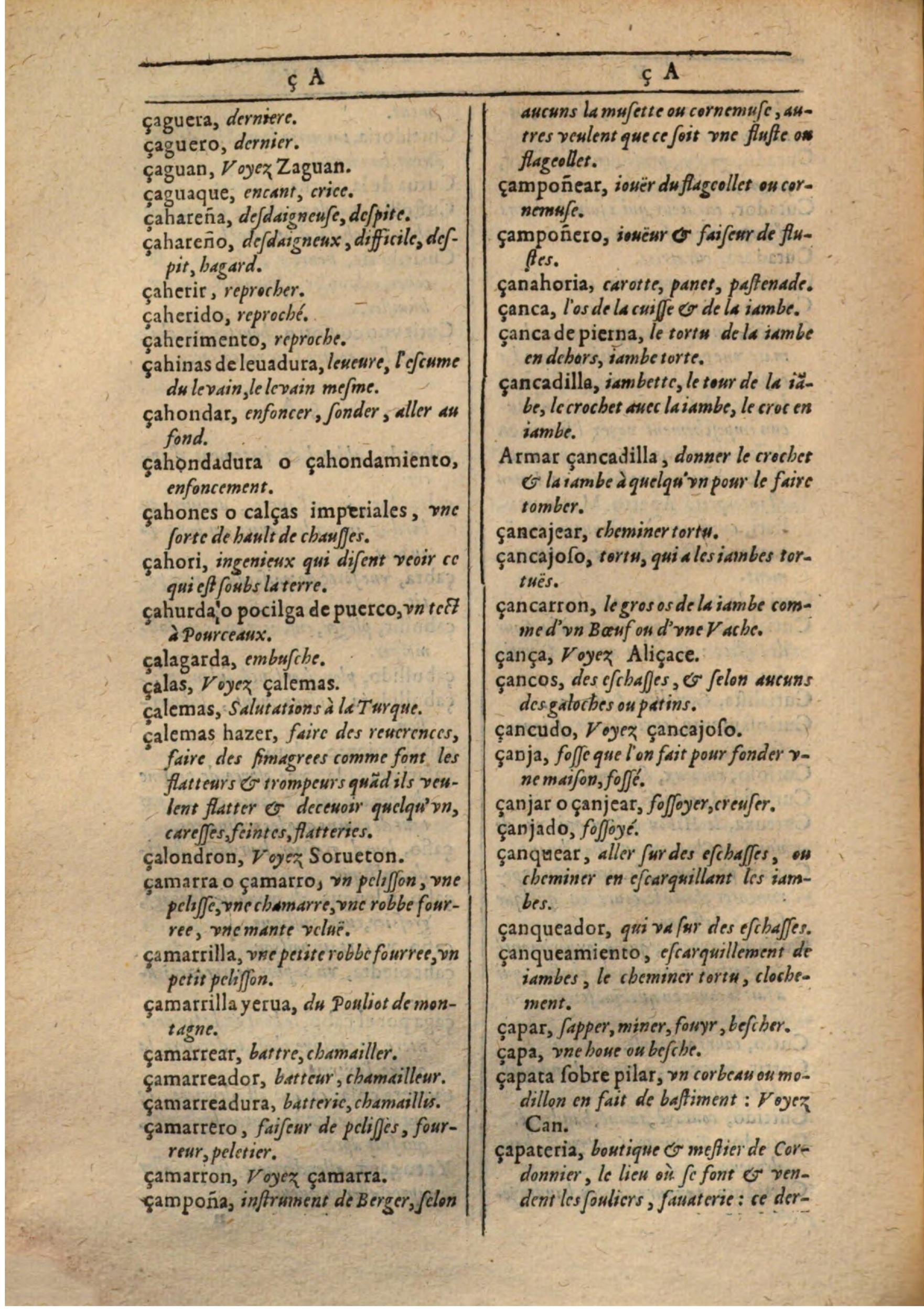 1607 - Marc Orry - Trésor des deux langues espagnole et française (Première partie) - BSB Munich 1607 - Marc Orry - Trésor des deux langues espagnole et française (Première partie) - BSB Munich