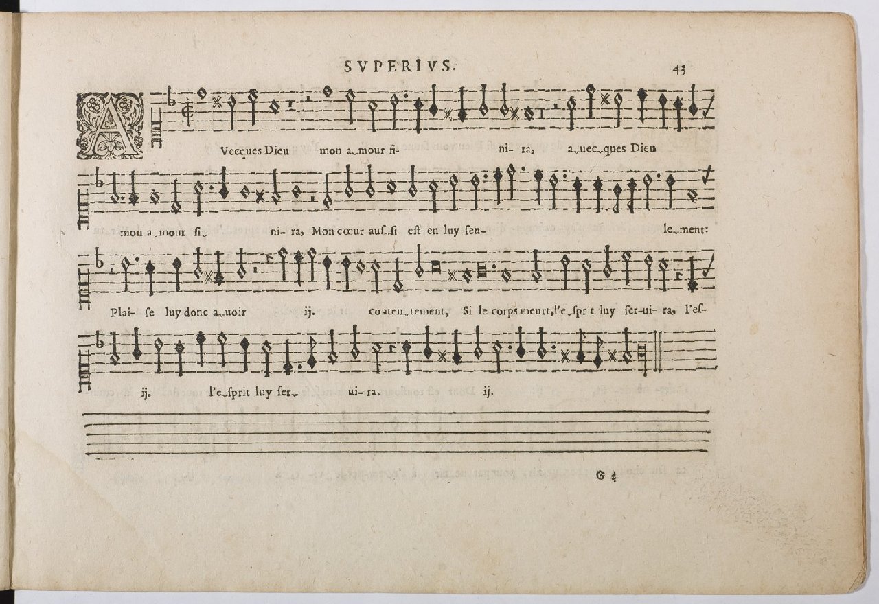 1594 - Paul Marceau - Trésor de musique d&#039;Orlande de Lassus, Superius, Bassus, Tenor, Quinta pars - BnF