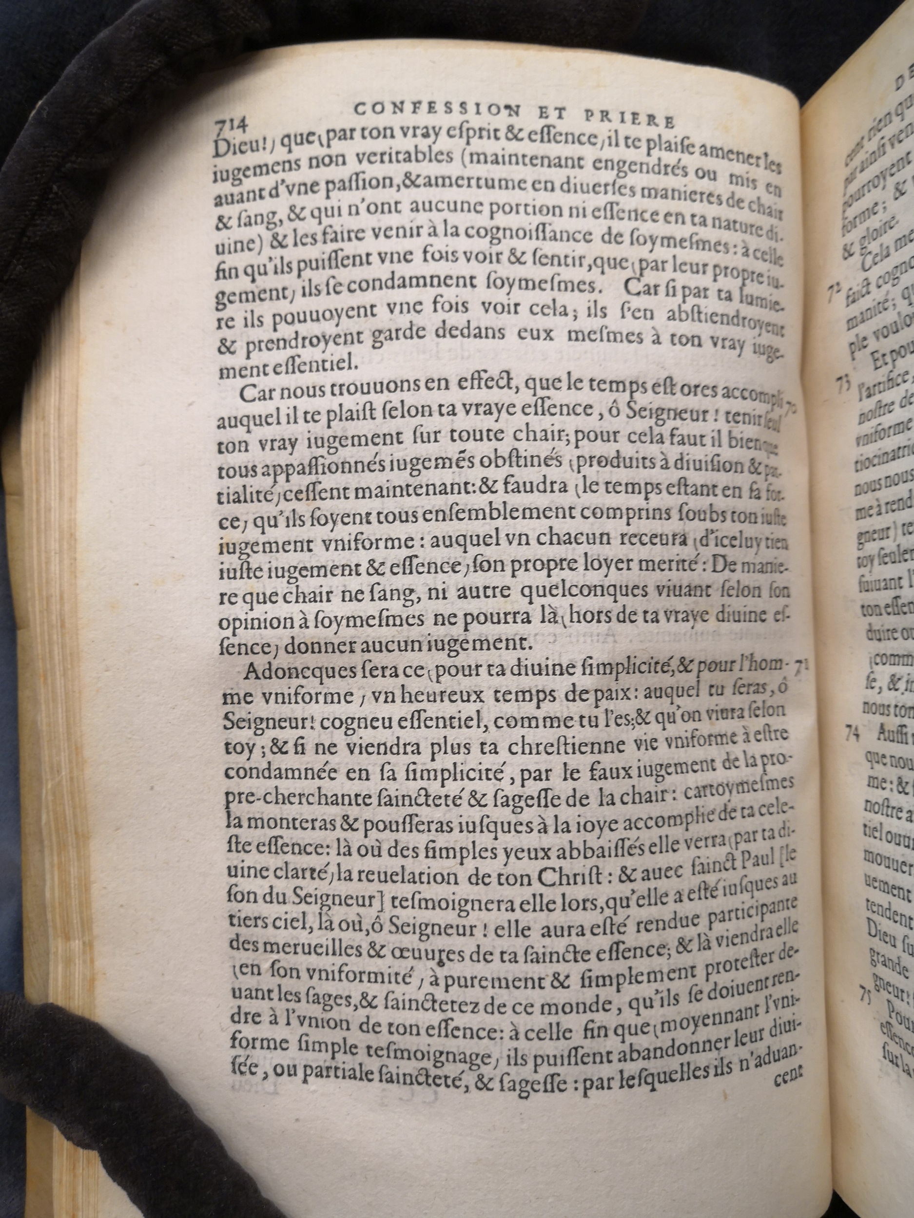 1581c. - Christophe Plantin - Le Livre des témoignages du Trésor caché au champ (Livres 2, 4, 6 et 7) - Anvers Musée Plantin Moretus