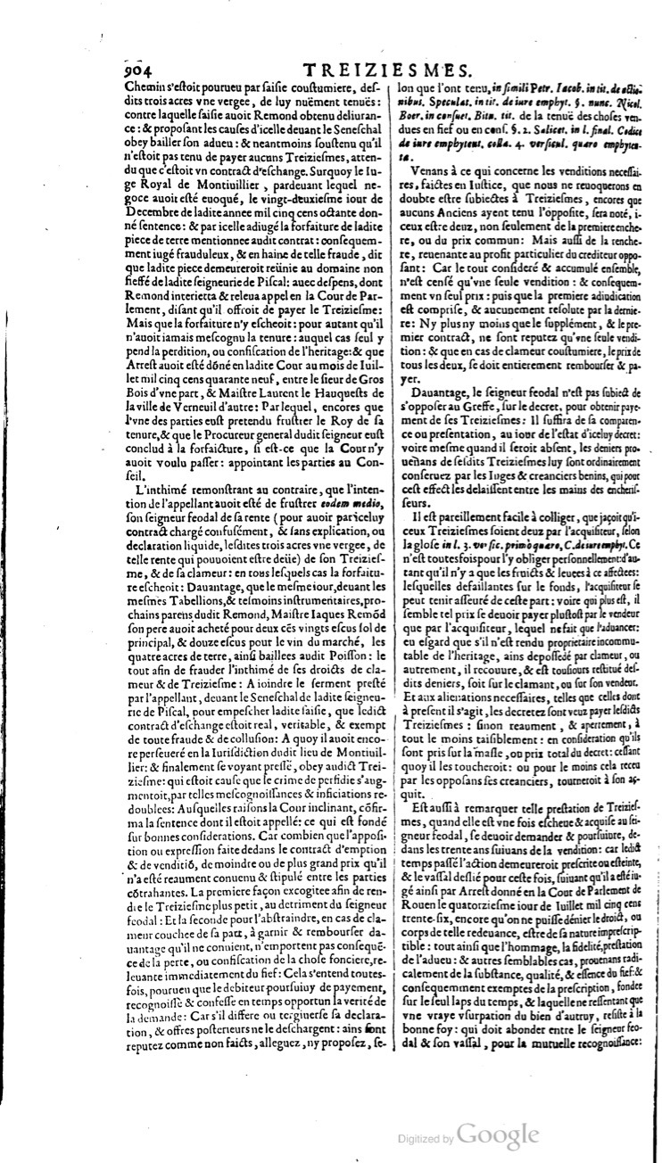 1629 - Veuve Nicolas Buon - Trésor du droit français (21754 T. 3) - BM Lyon