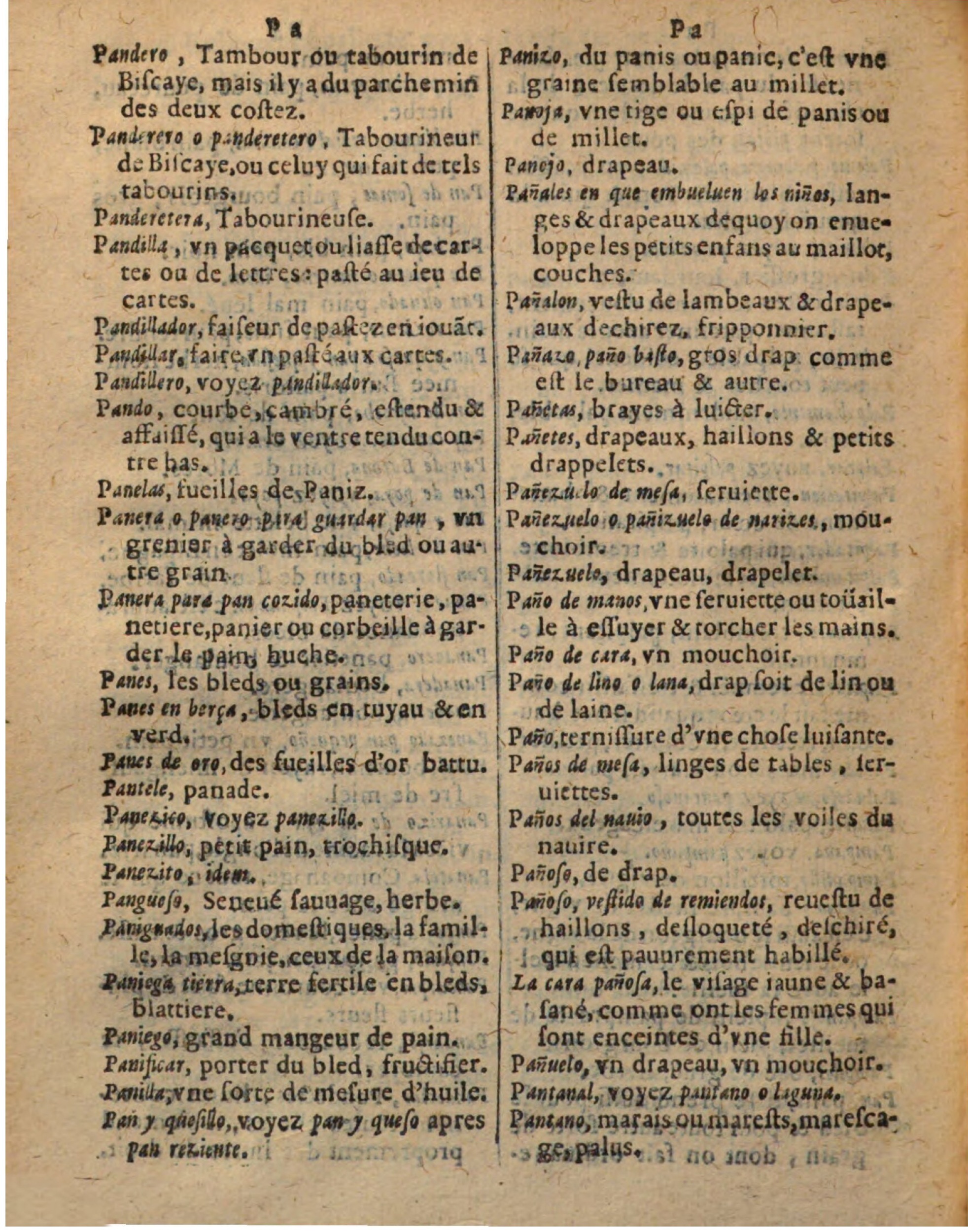 1625 - Hubert Antoine - Trésor des deux langues espagnole et française - Augsbourg