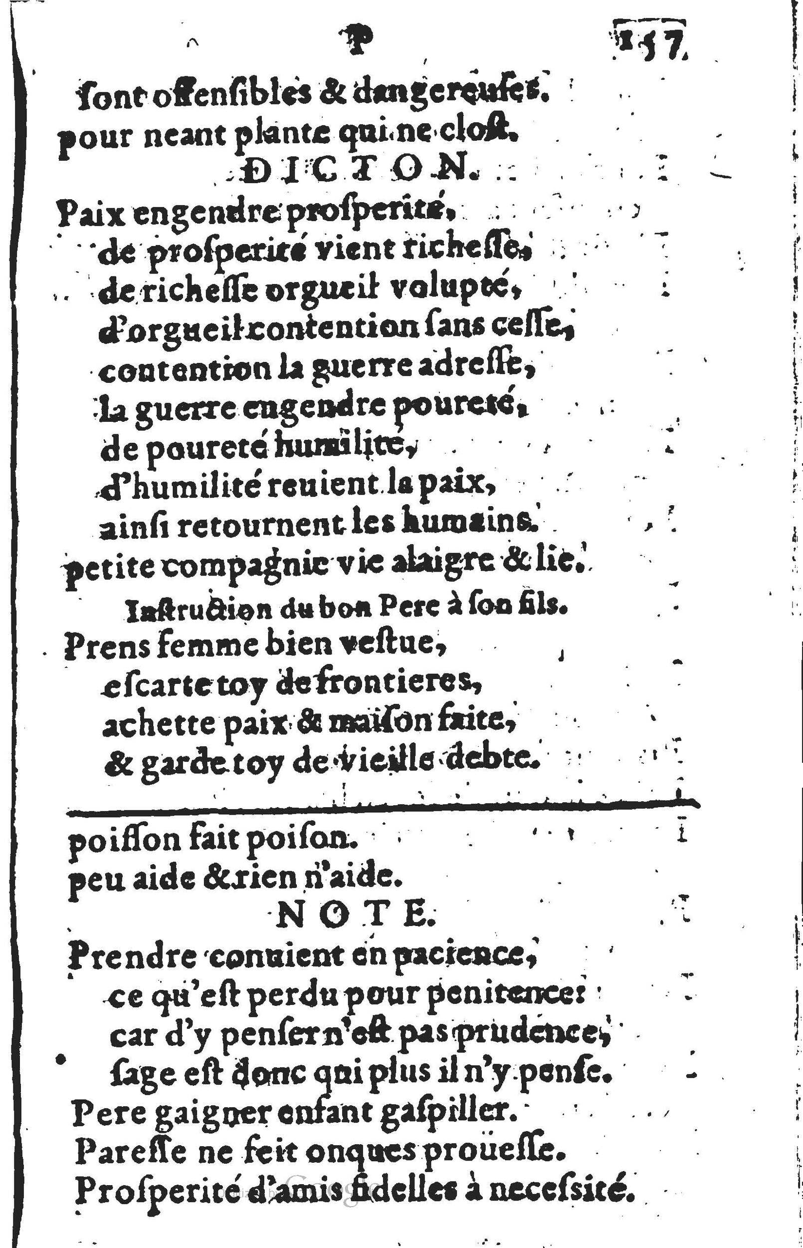 1578 - Nicolas Lescuyer - Trésor des sentences dorées - UGent