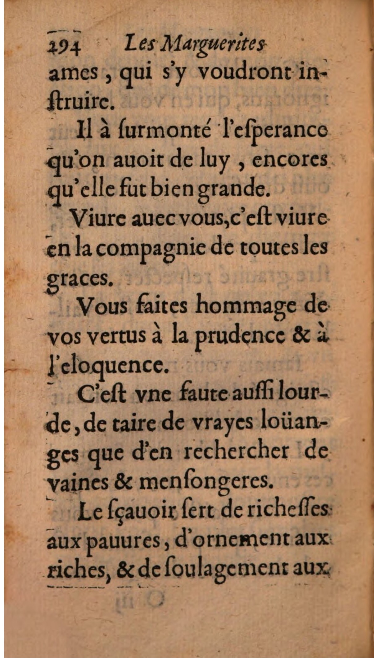 1608 - Théodore Reinsart - Les Marguerites françaises ou Trésor des Fleurs du bien-dire - BSB Munich