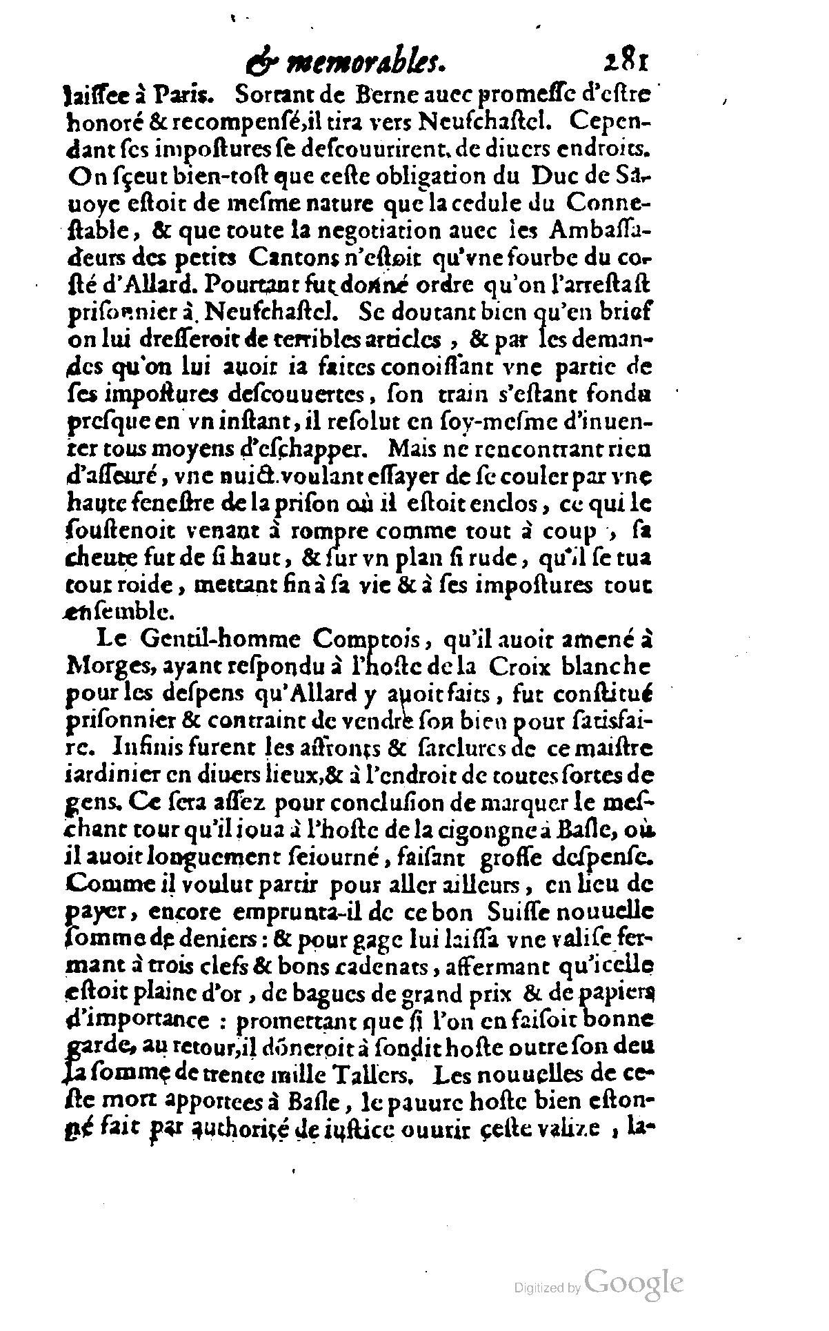 1620 - Samuel Crespin - Trésor d’histoires admirables et mémorables - BCU Lausanne